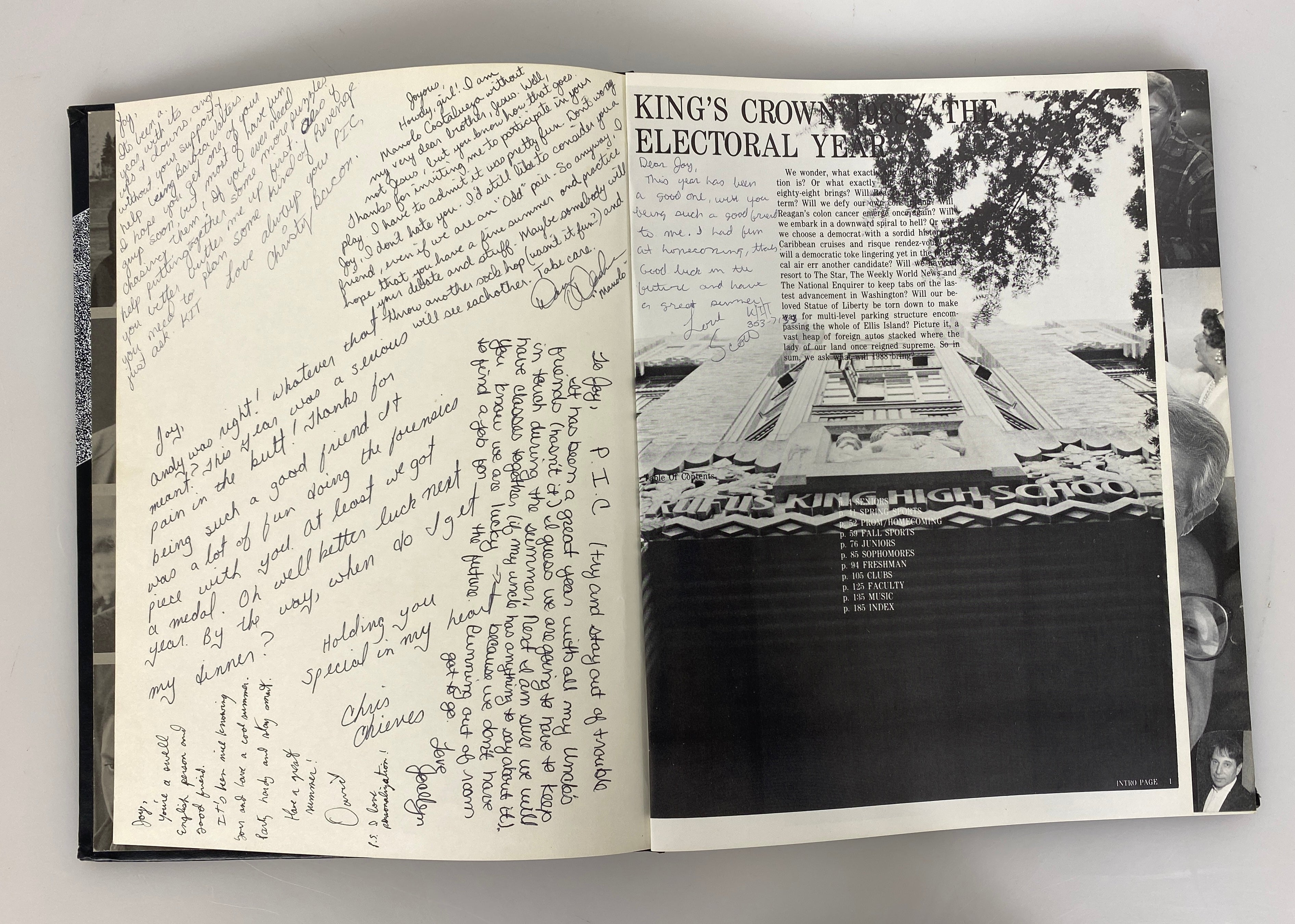 1988 Rufus King High School Yearbook Milwaukee Wisconsin HC
