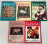 1989-1990 Rug Hooking Lot of 5 Vol 1 #1,3,4&6; Vol 2 #1 (Includes Charter Issue)