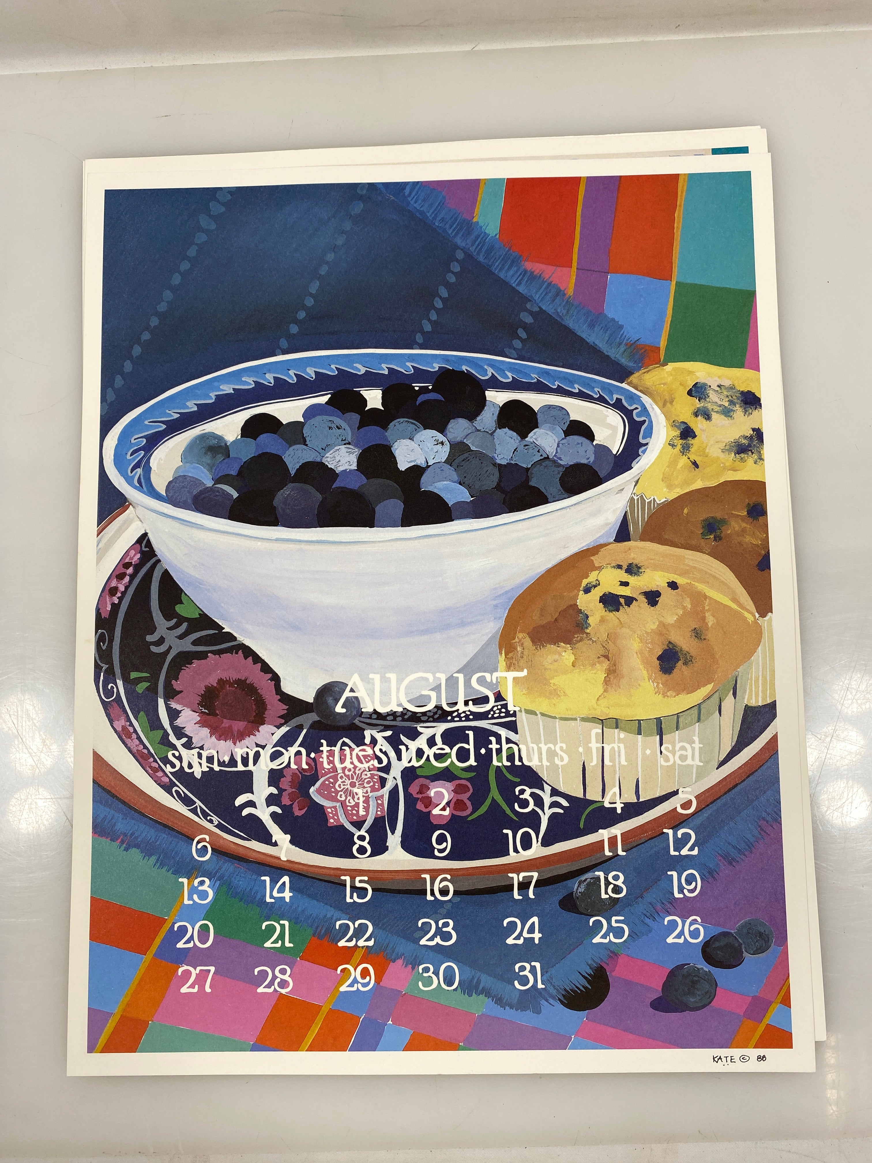 1989 Calendar Posters by Kate Libby