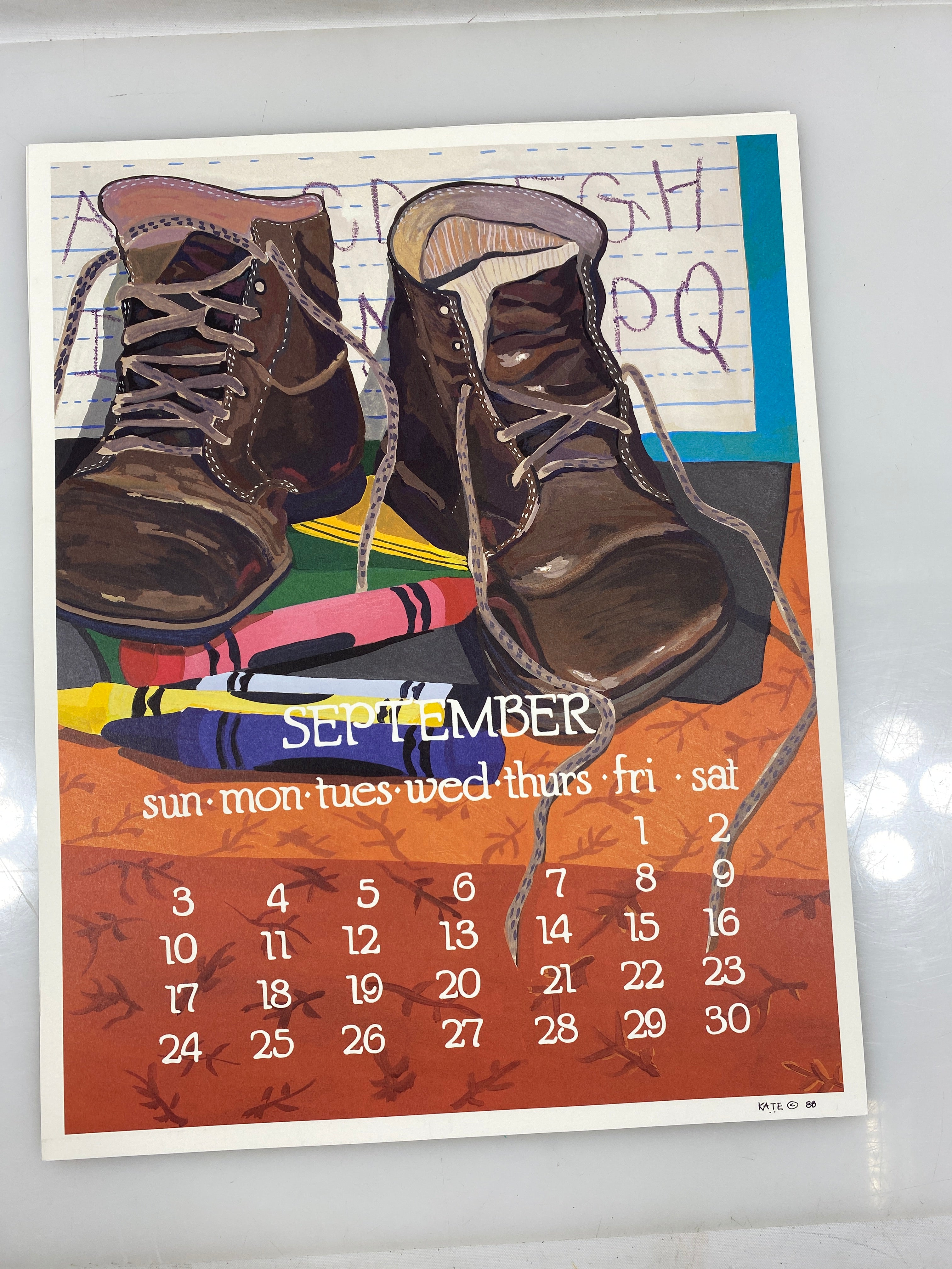 1989 Calendar Posters by Kate Libby