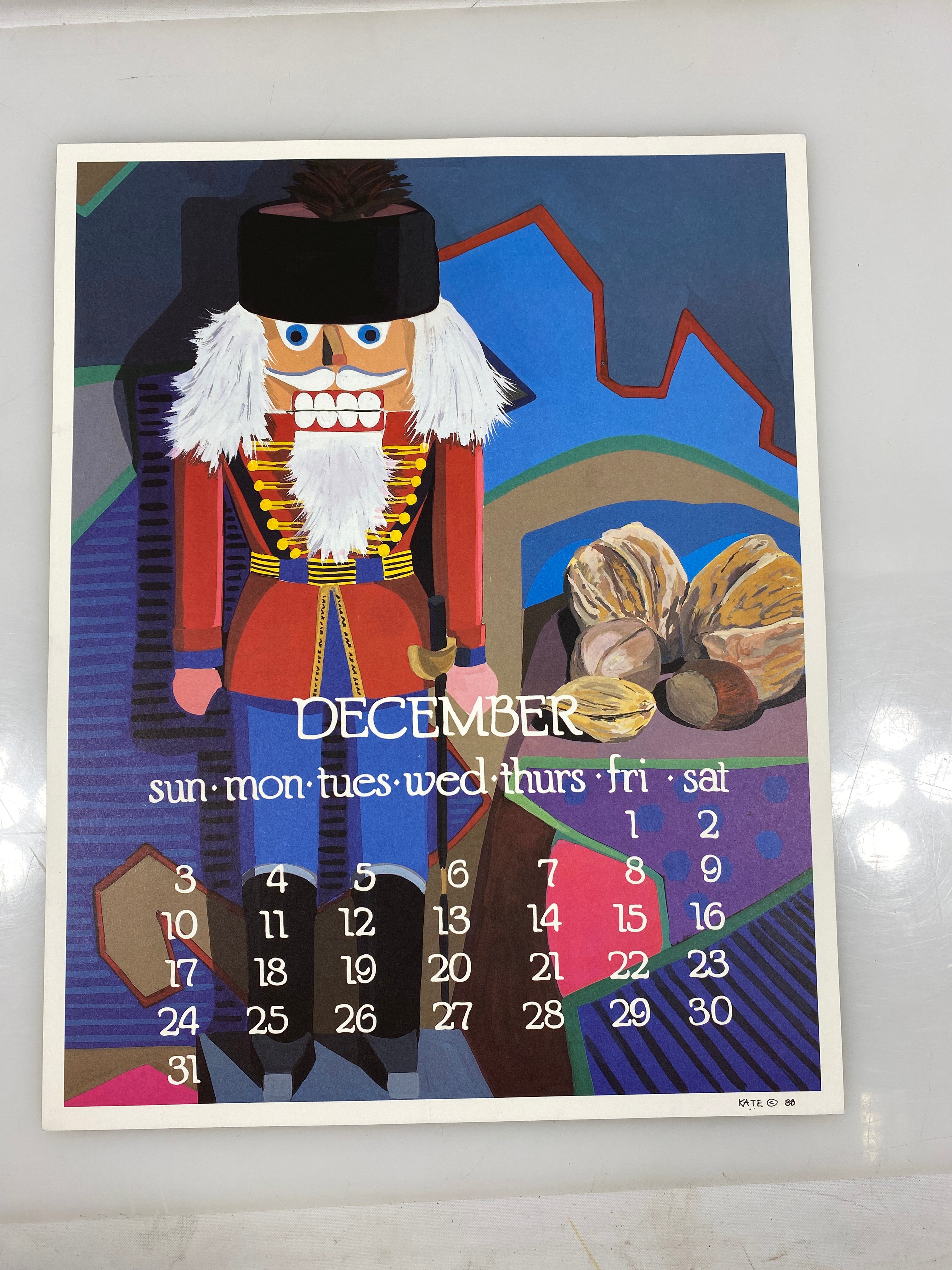 1989 Calendar Posters by Kate Libby