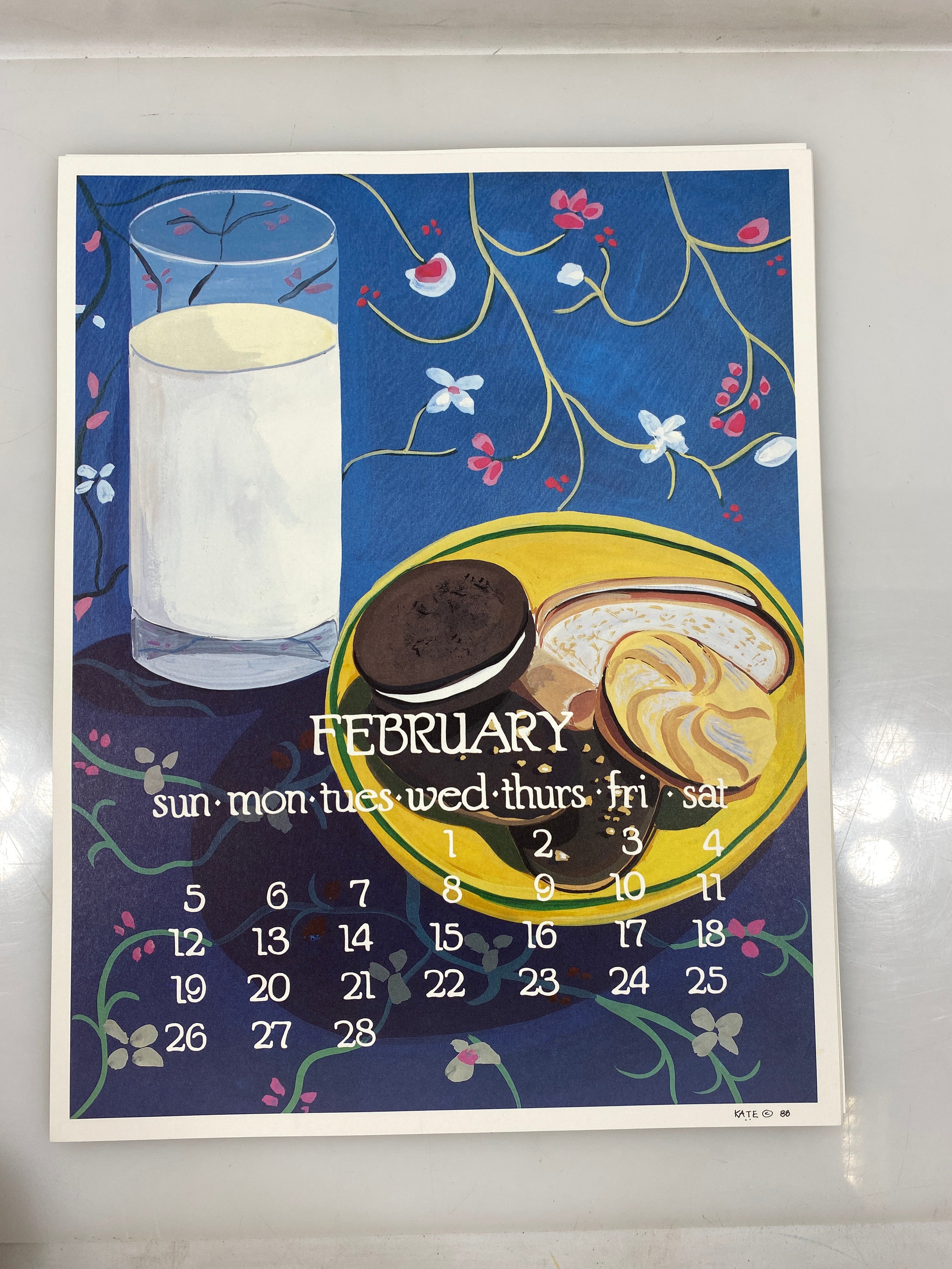 1989 Calendar Posters by Kate Libby