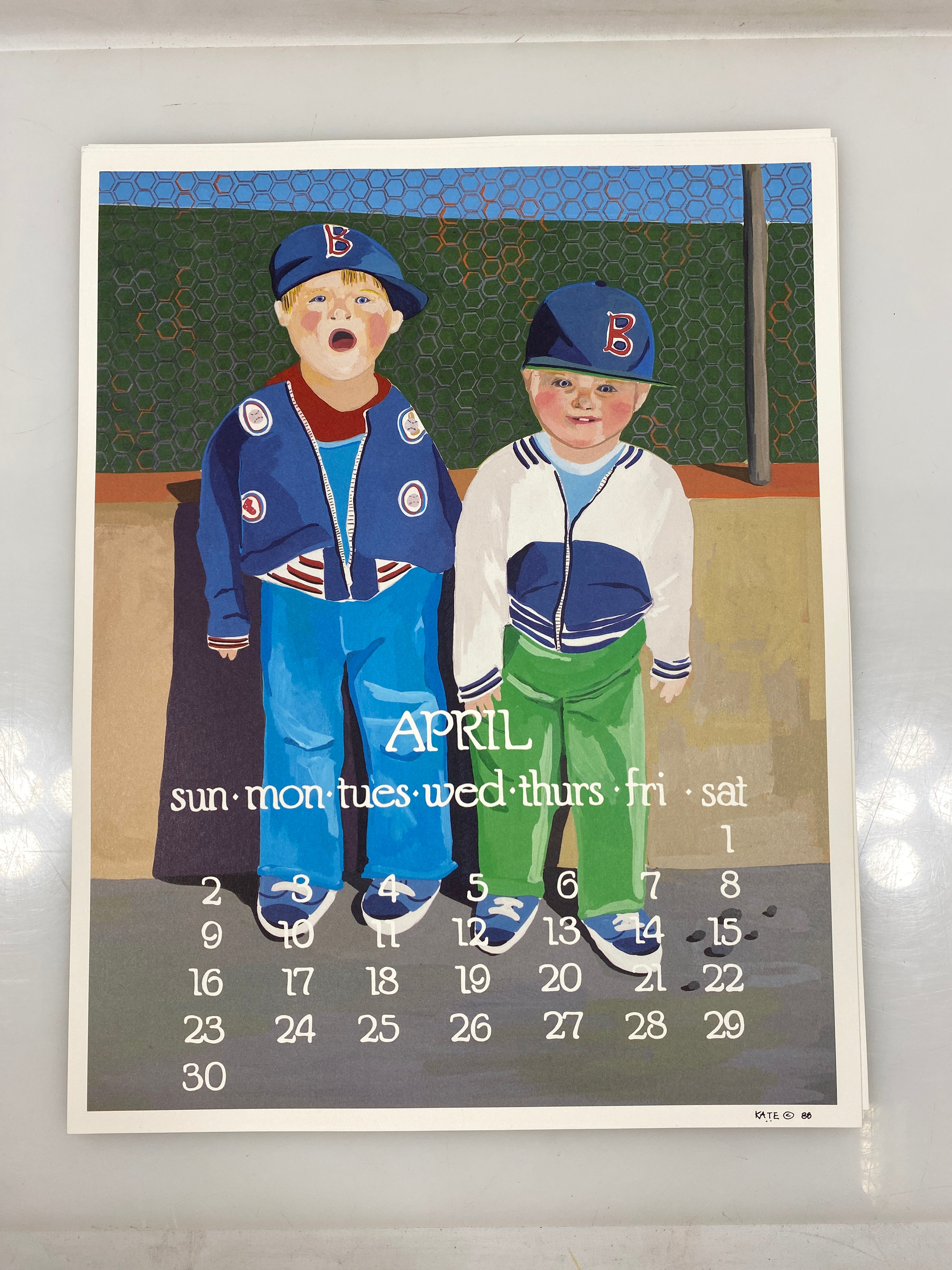 1989 Calendar Posters by Kate Libby