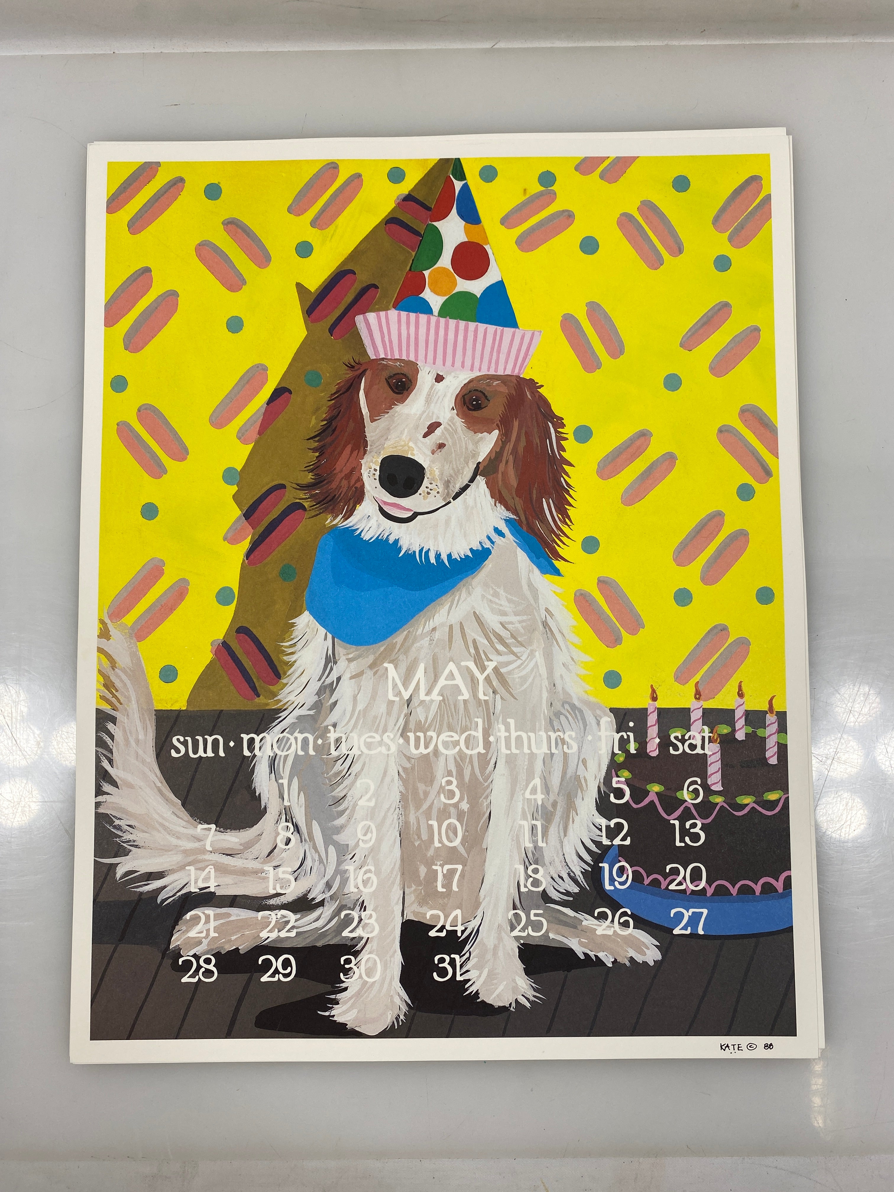 1989 Calendar Posters by Kate Libby