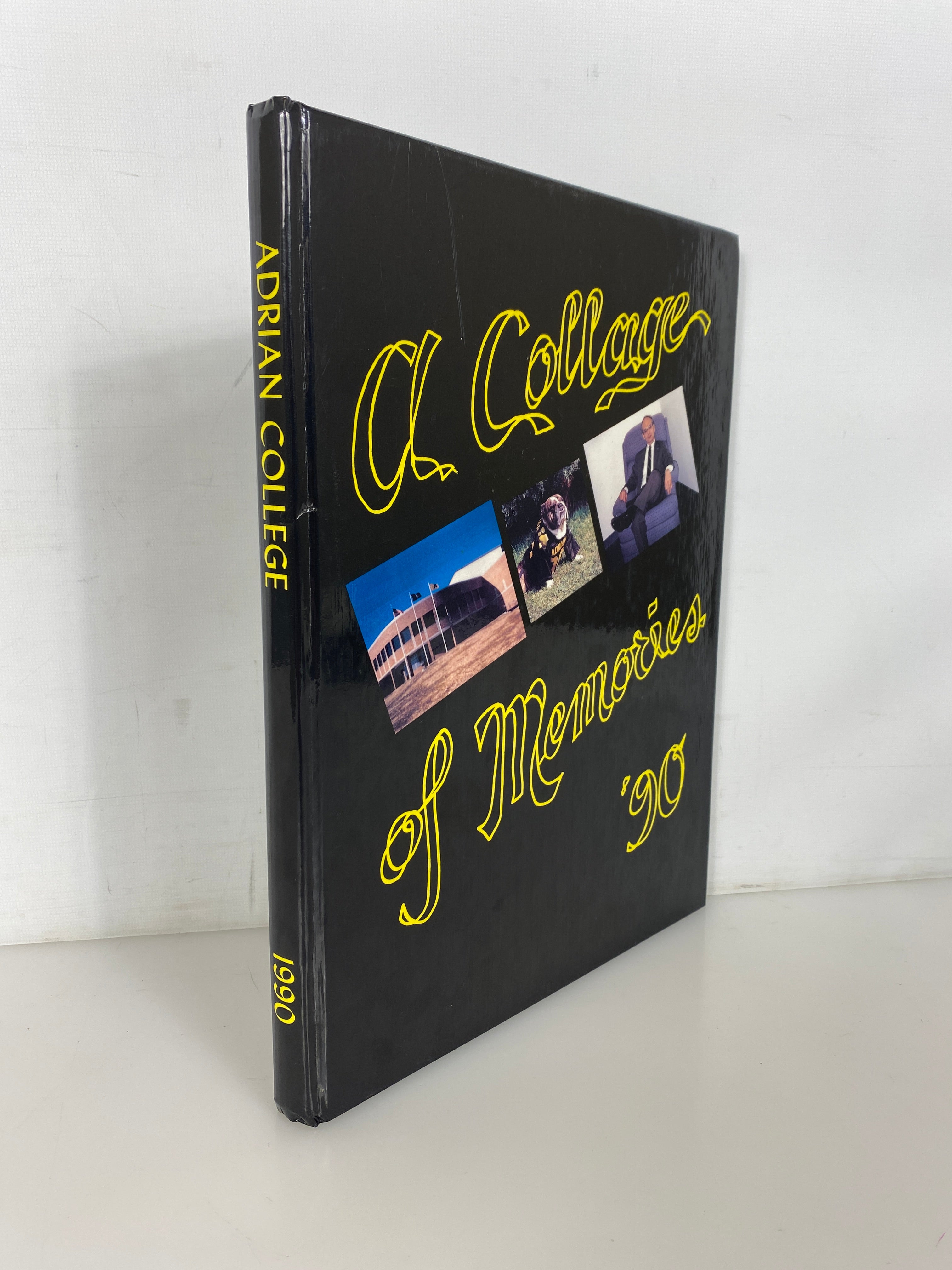 1990 Adrian College Yearbook Adrian Michigan HC