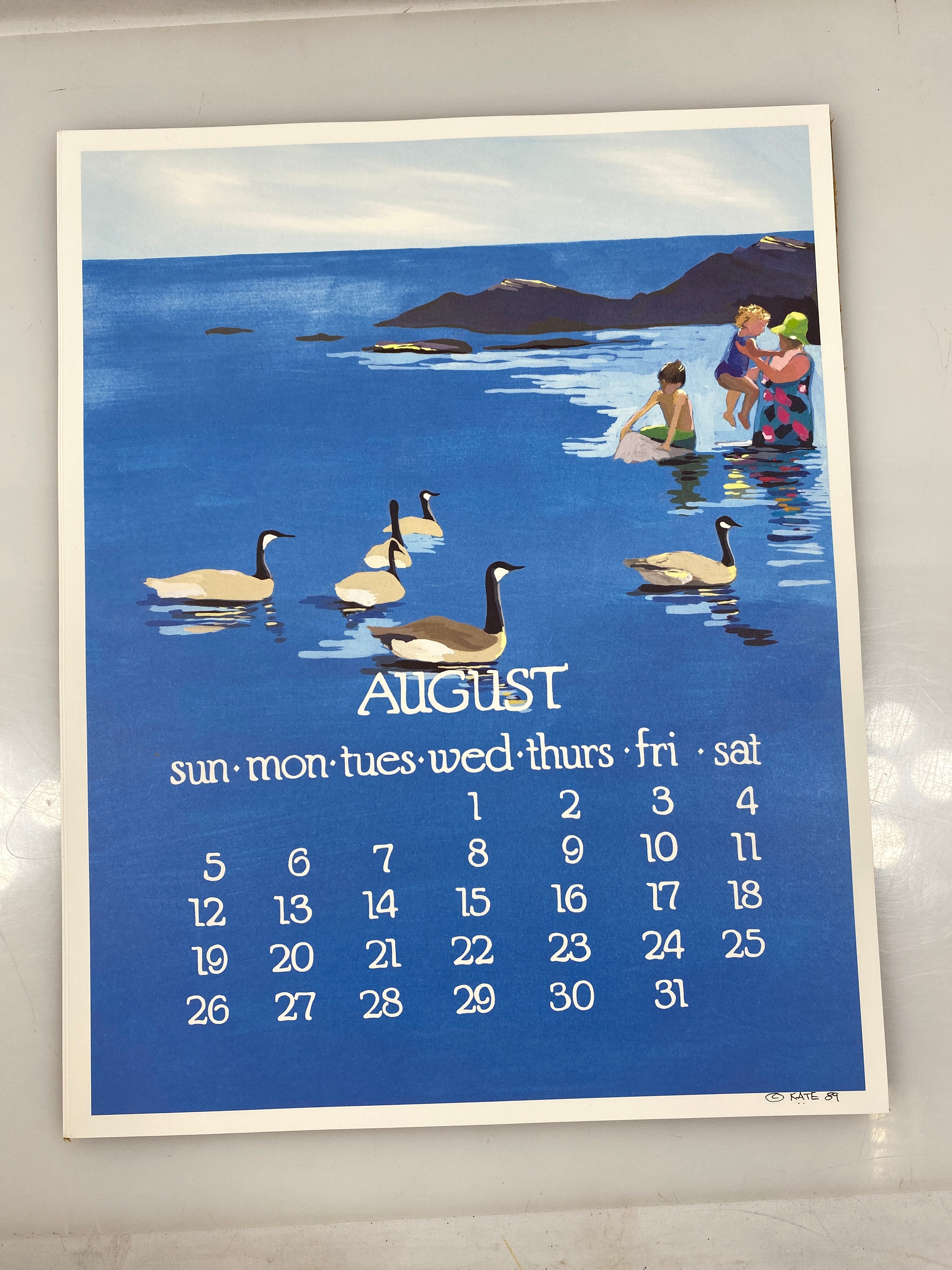 1990 Calendar Posters by Kate Libby