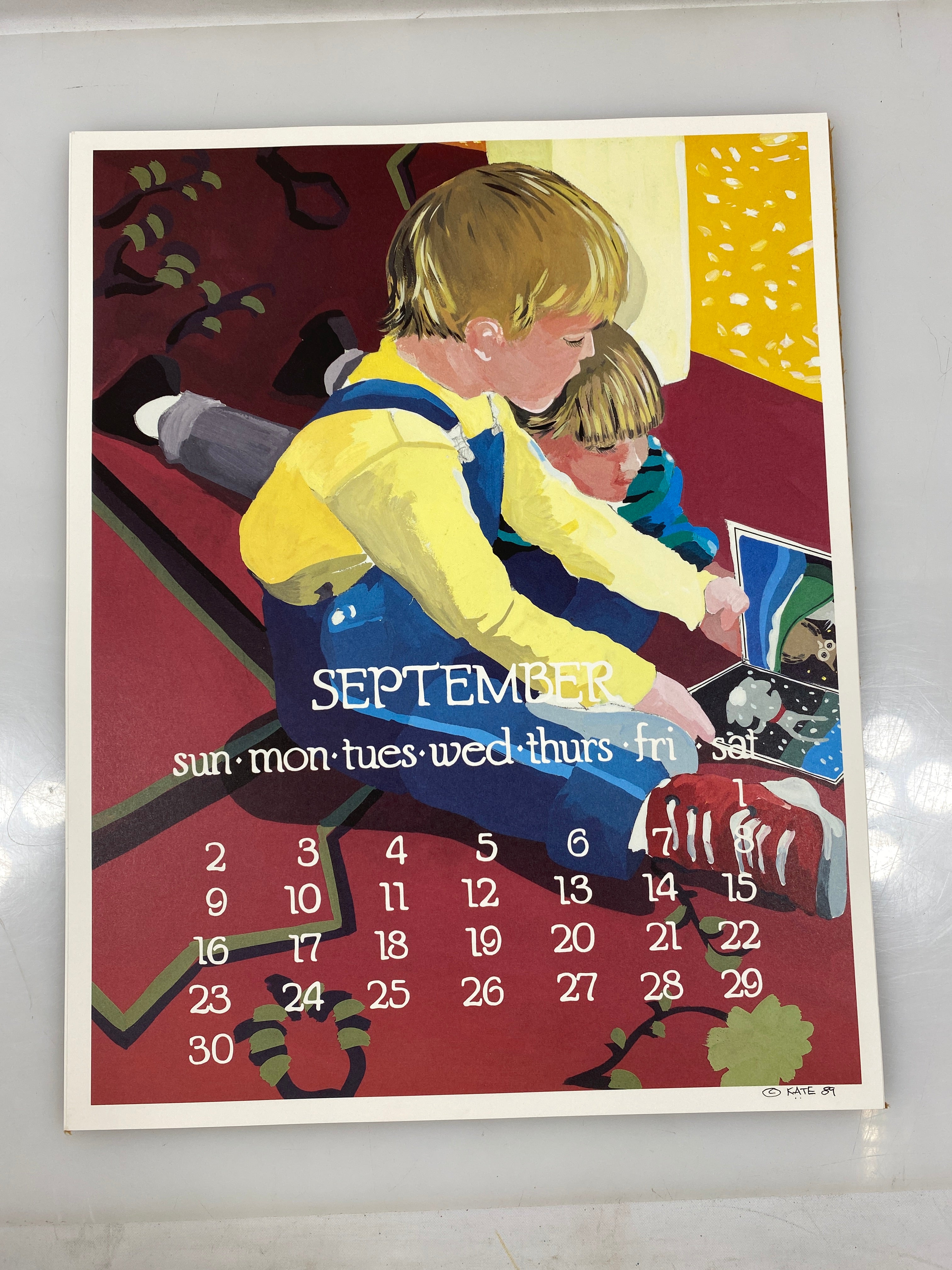 1990 Calendar Posters by Kate Libby