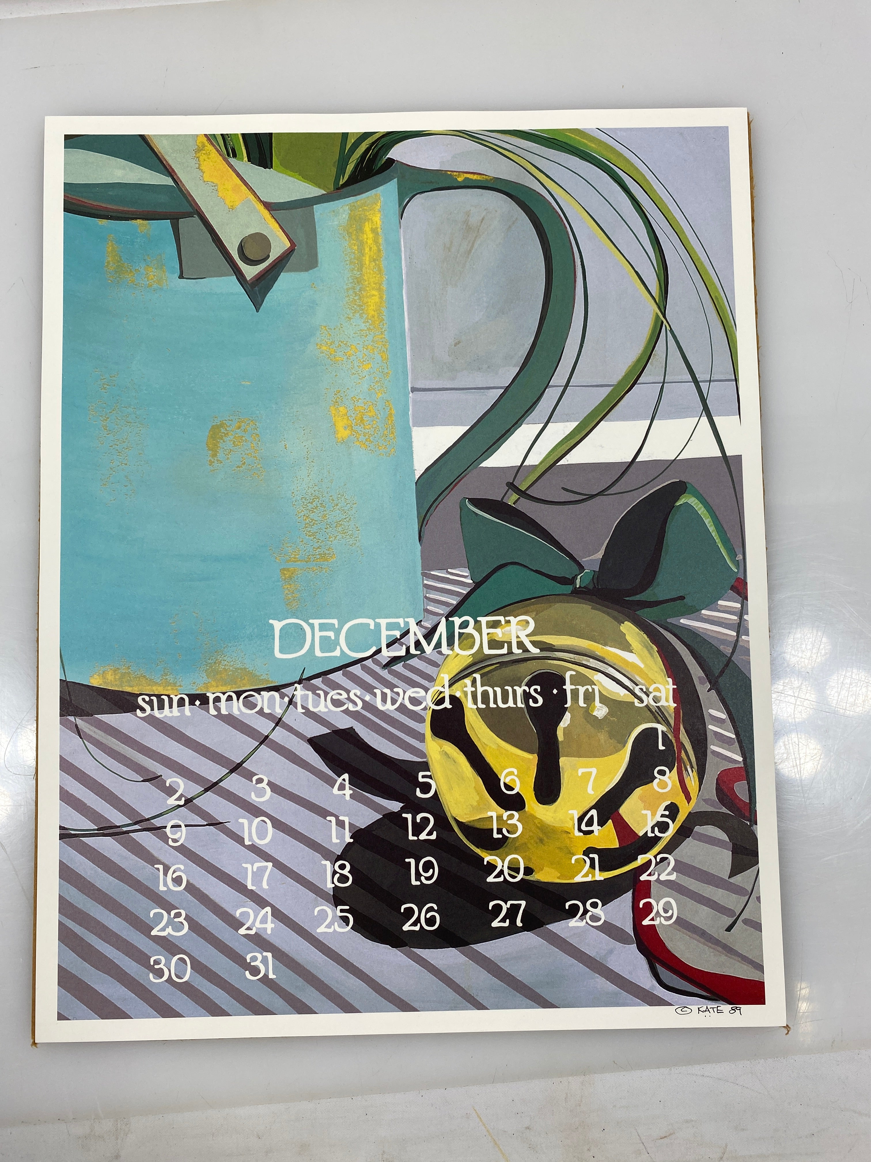 1990 Calendar Posters by Kate Libby
