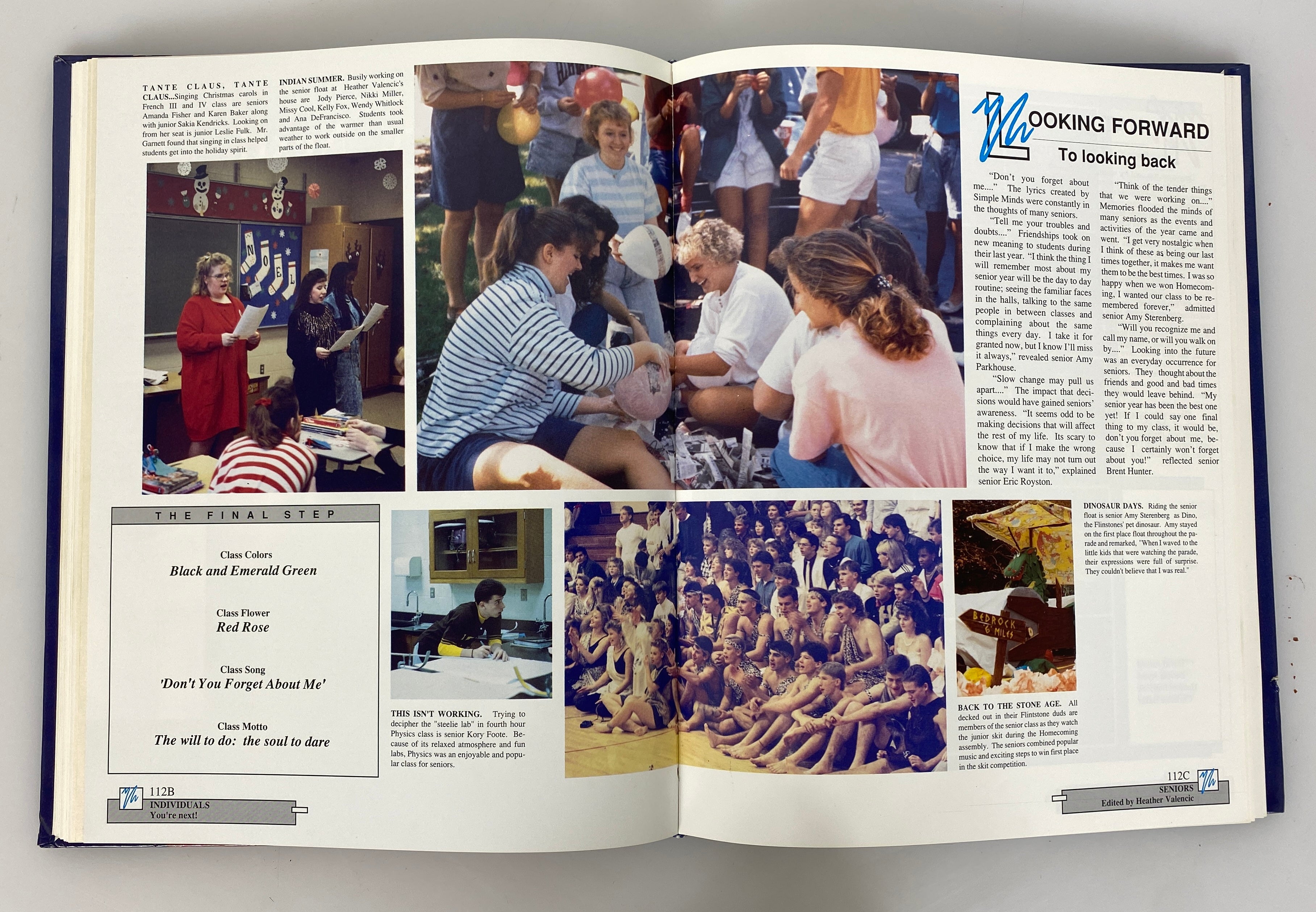 1990 Holt High School Yearbook "Rampages" Holt Michigan HC