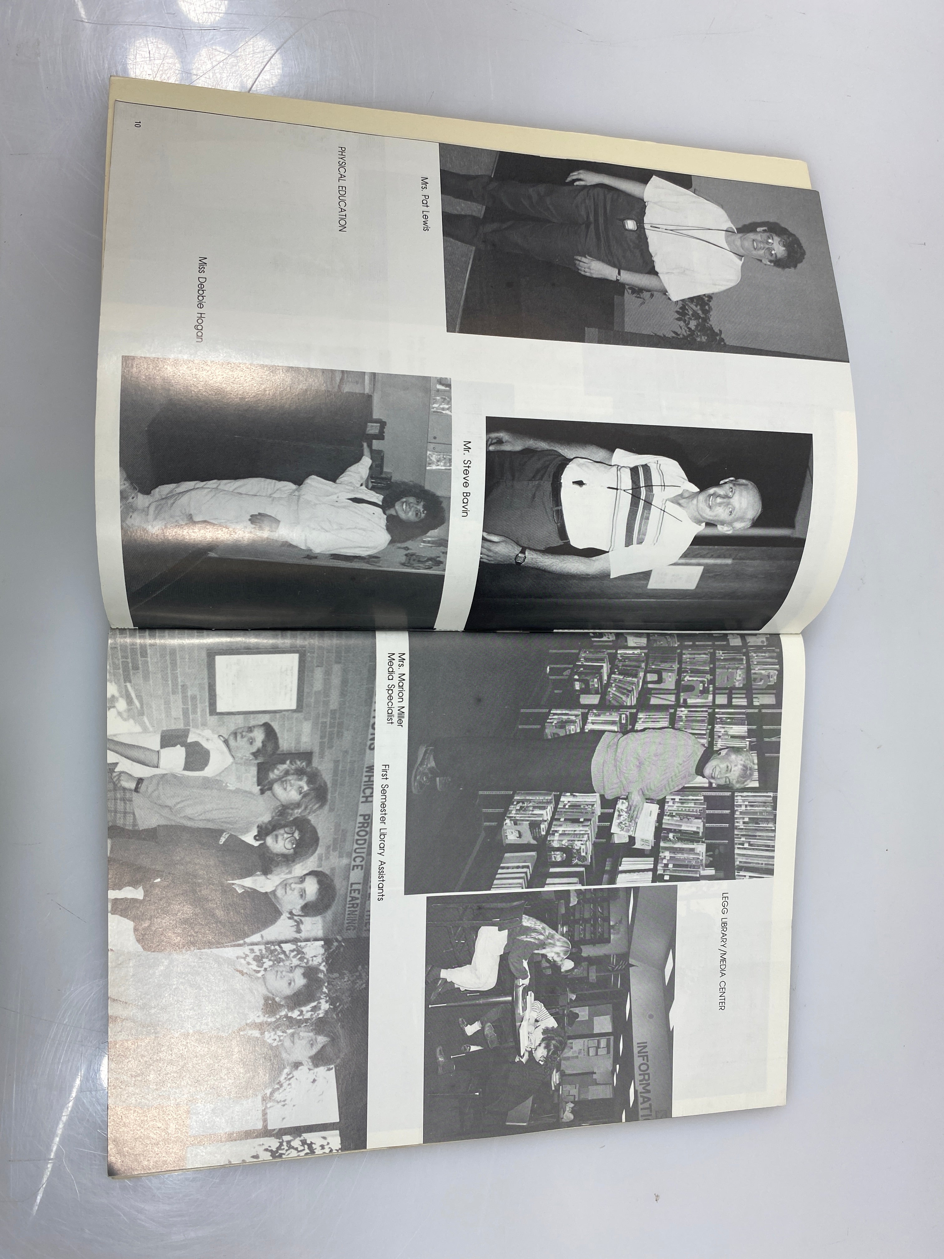 1990 Legg Middle School Yearbook Coldwater Michigan SC