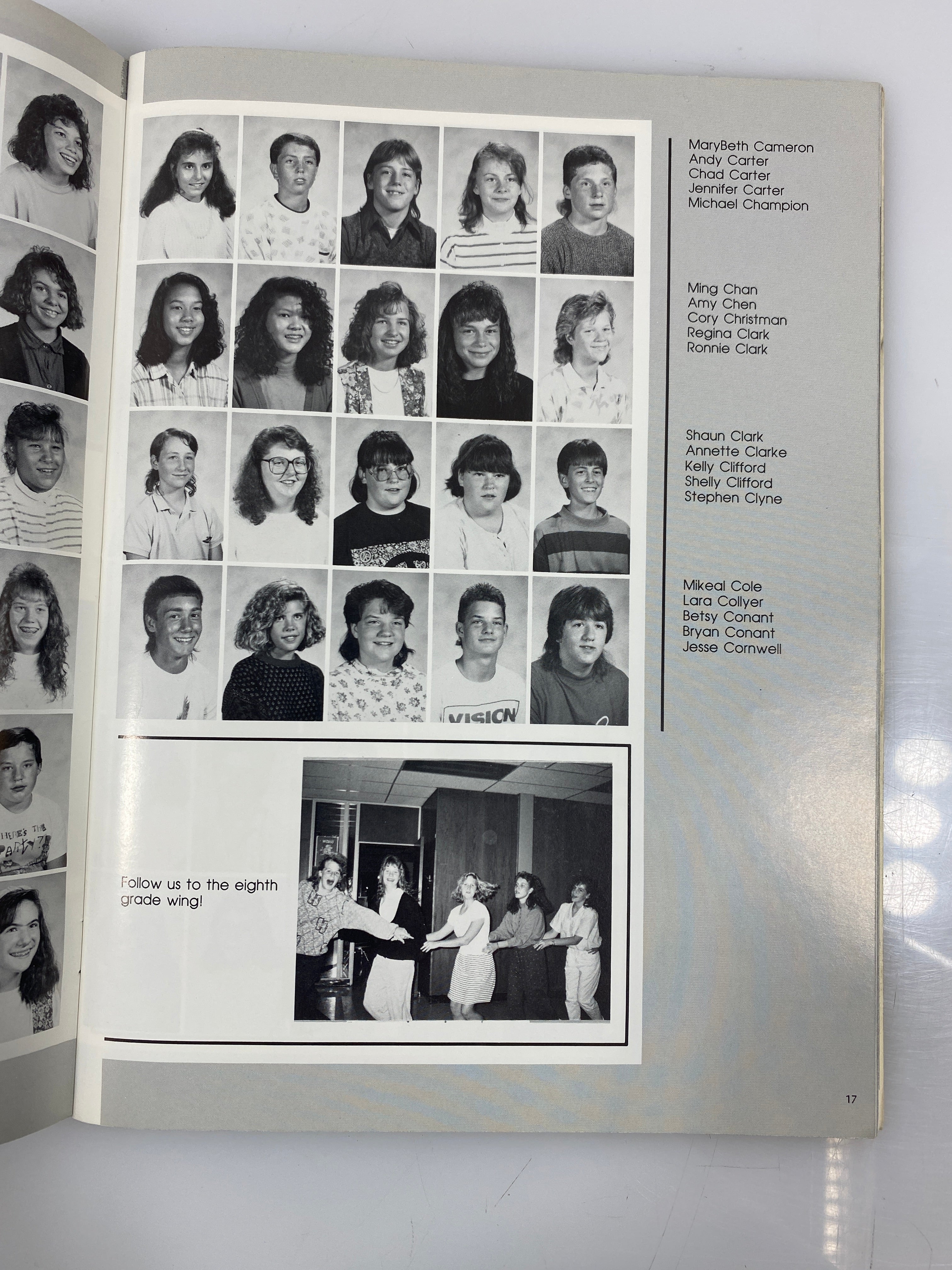 1990 Legg Middle School Yearbook Coldwater Michigan SC