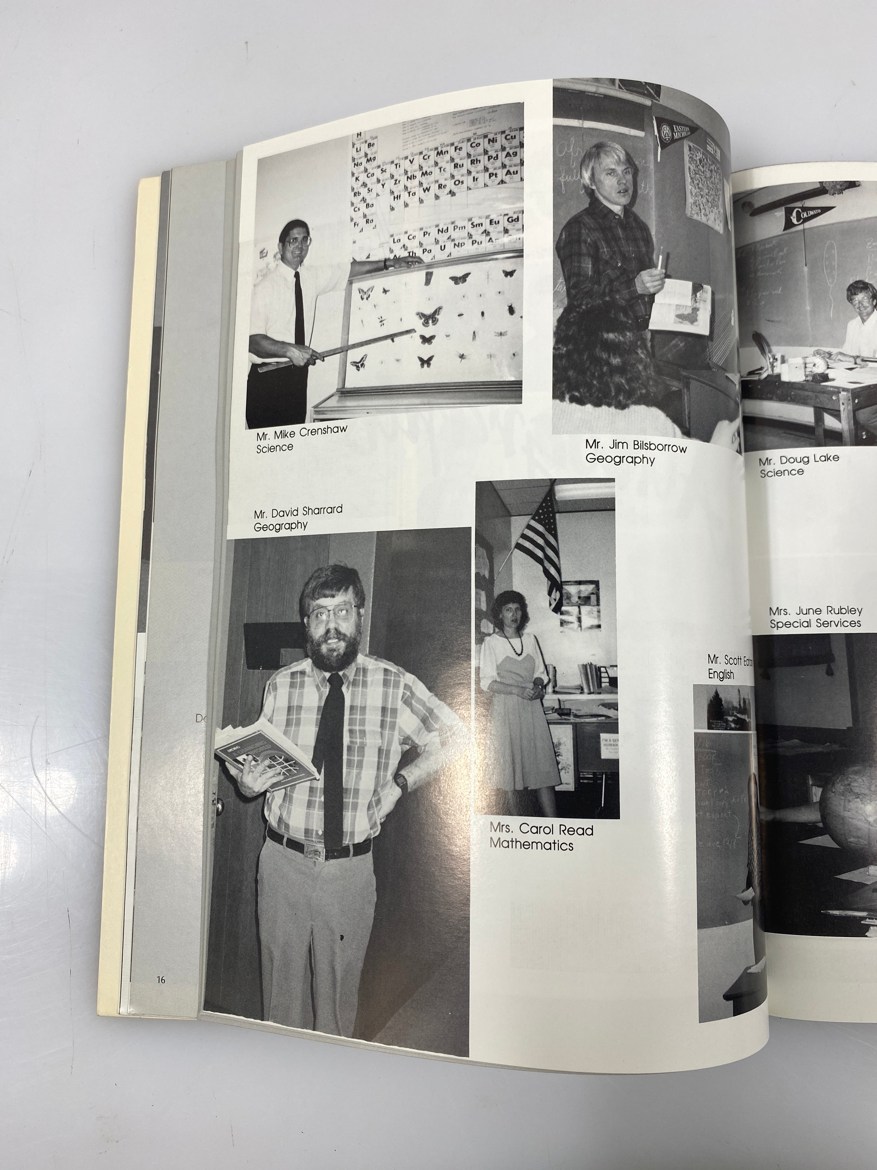 1990 Legg Middle School Yearbook Coldwater Michigan SC