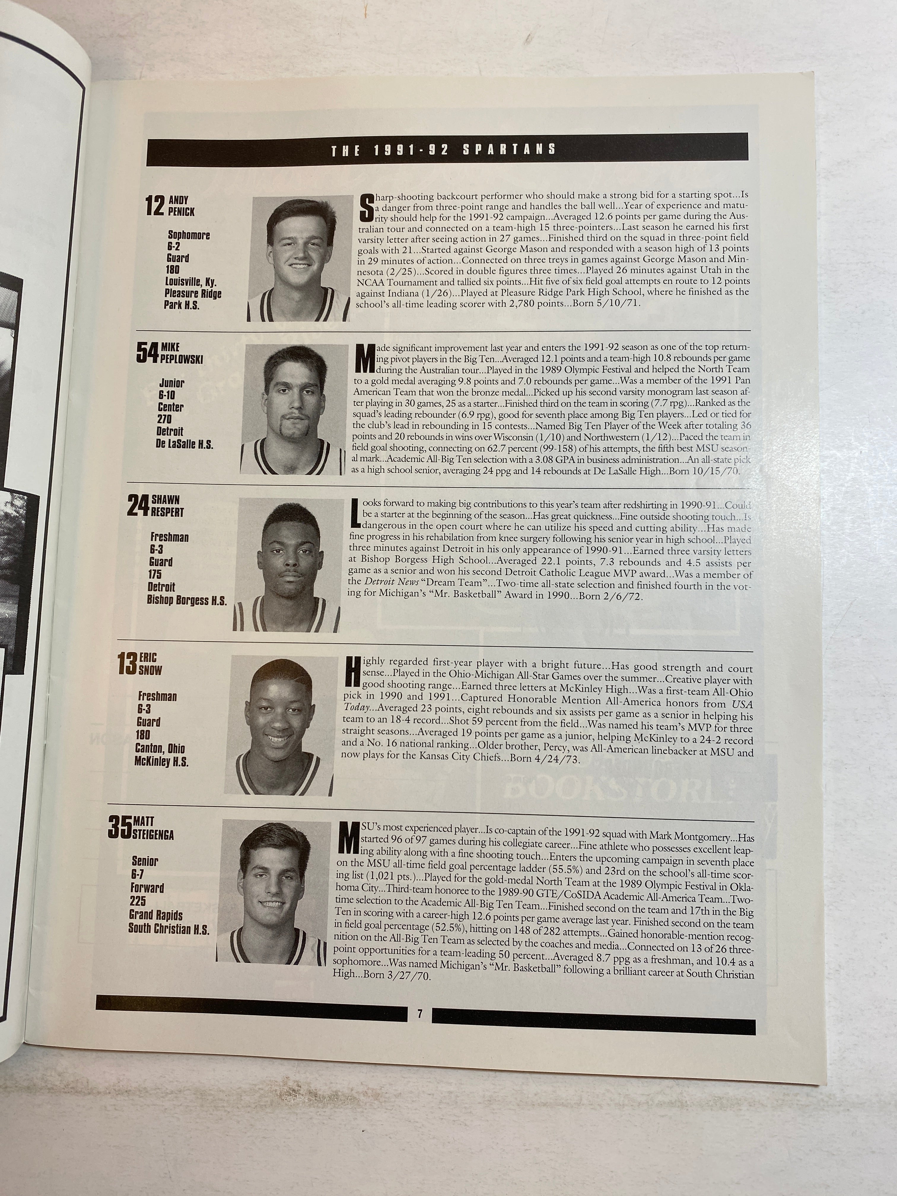 1991 Michigan State Vs Nebraska Basketball Program