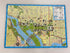 1992 AAA Laminated Washington DC & USA Map/Placemat 14.5in x 20.5in
