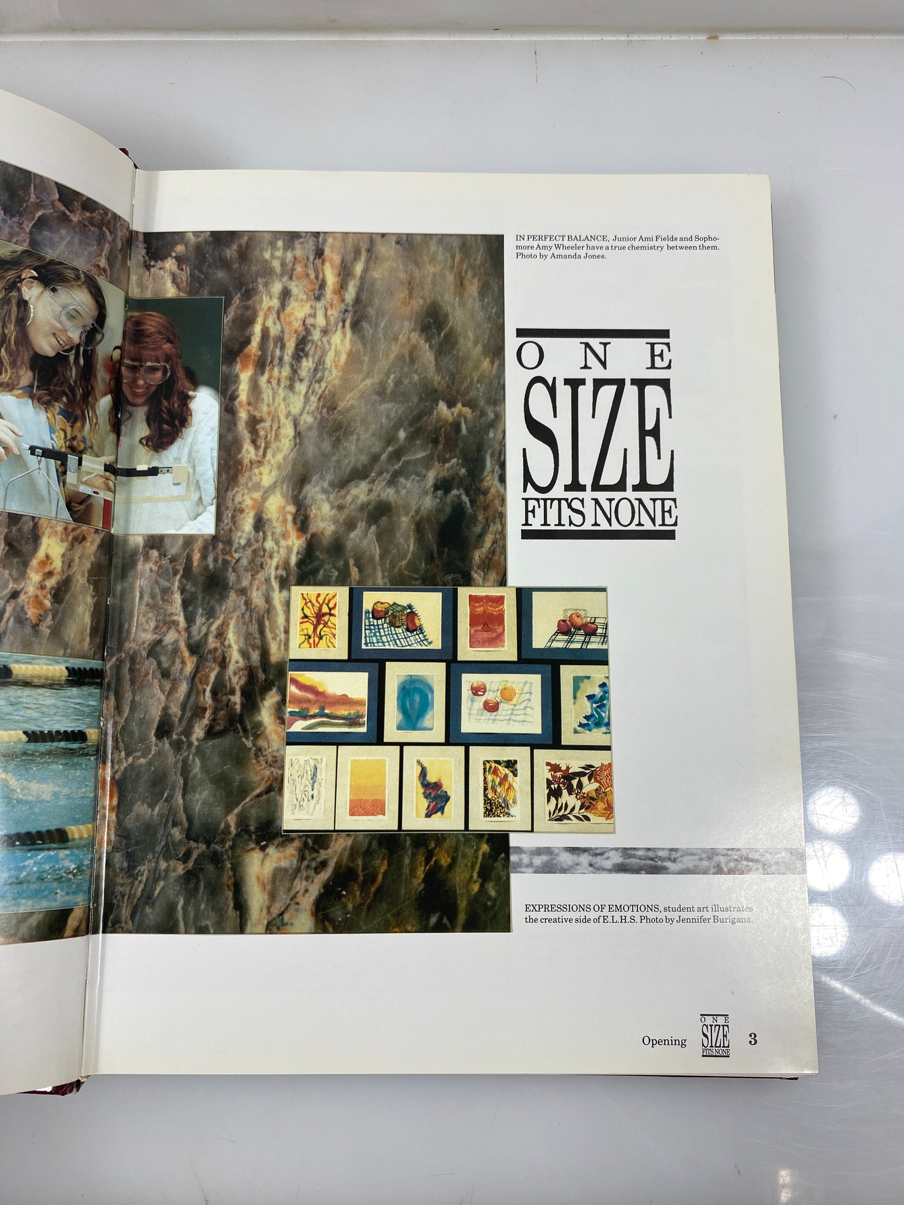 1992 "Ceniad" East Lansing High School Yearbook East Lansing, MI HC