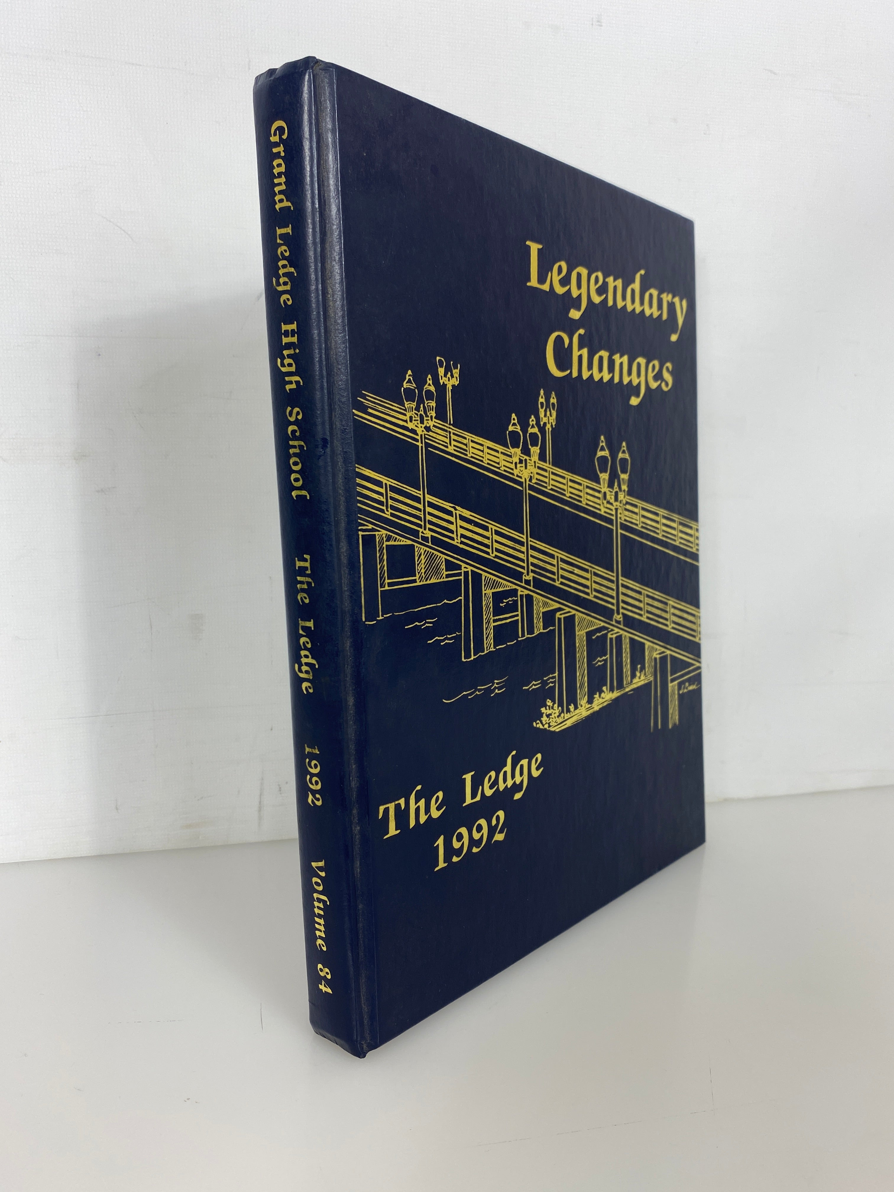 1992 Grand Ledge High School Yearbook Grand Ledge Michigan HC