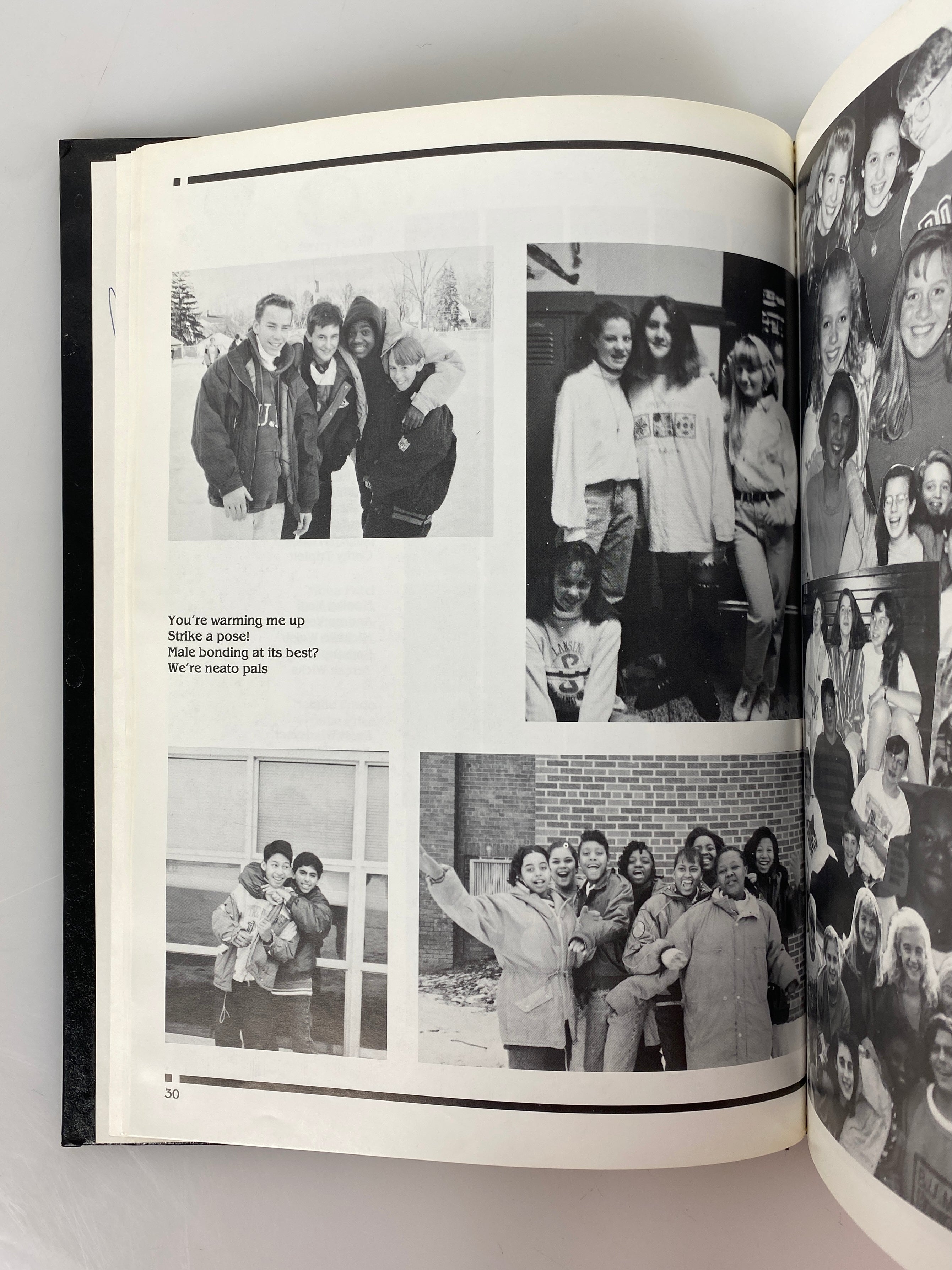 1993 Hannah Middle School Yearbook East Lansing Michigan HC