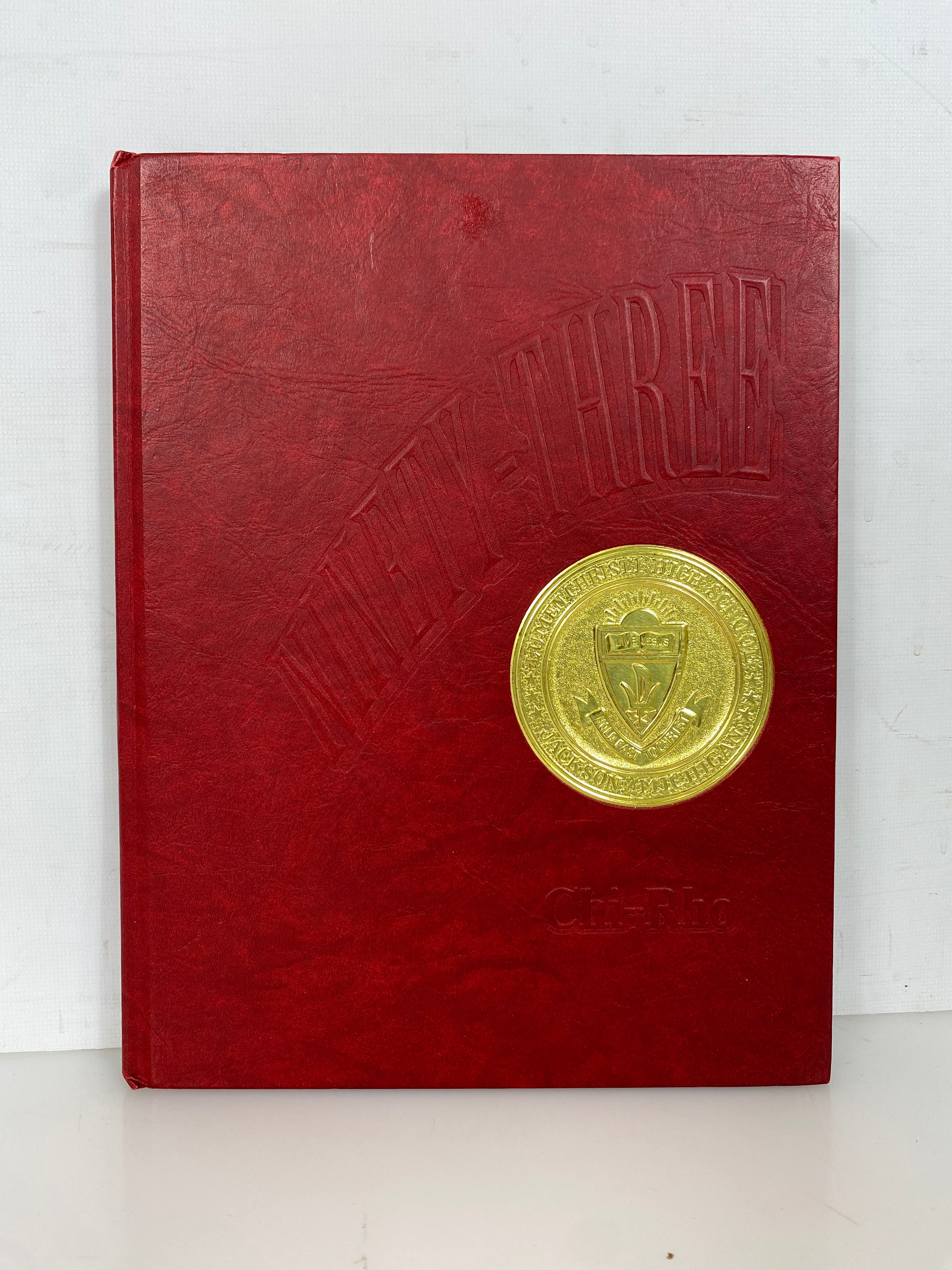 1993 Lumen Christi High School Yearbook Jackson Michigan HC