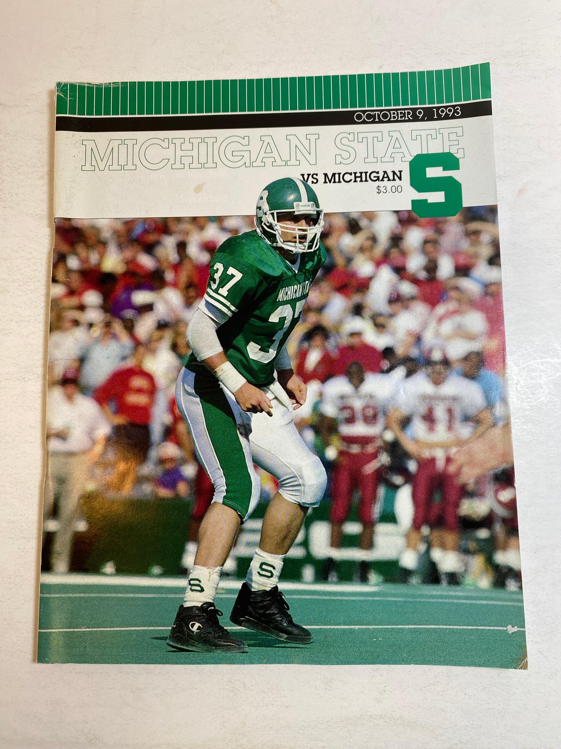 1993 Michigan State vs Michigan Football Program – MSU Surplus Store