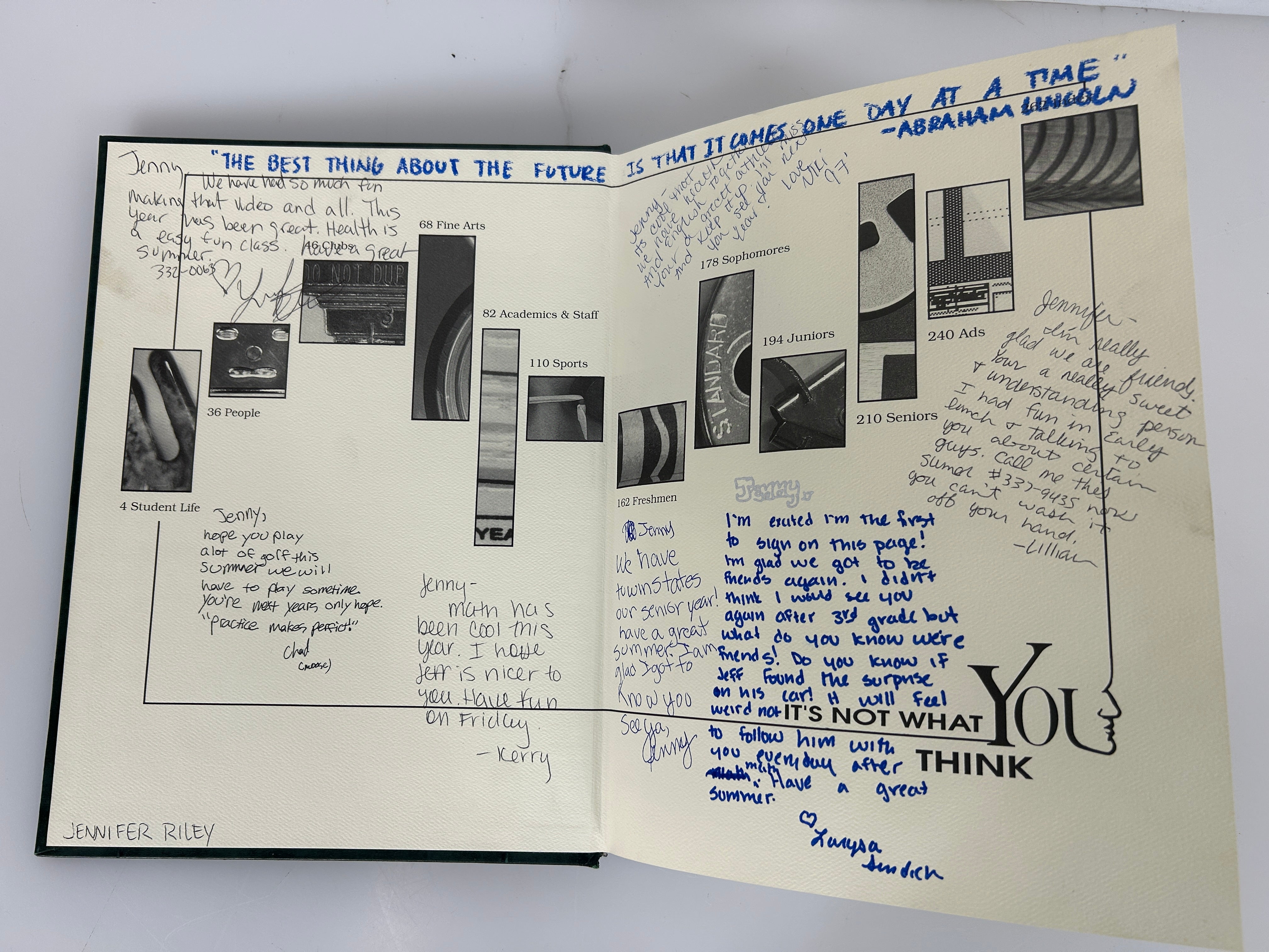 1994 "Ceniad" East Lansing High School Yearbook East Lansing, MI HC