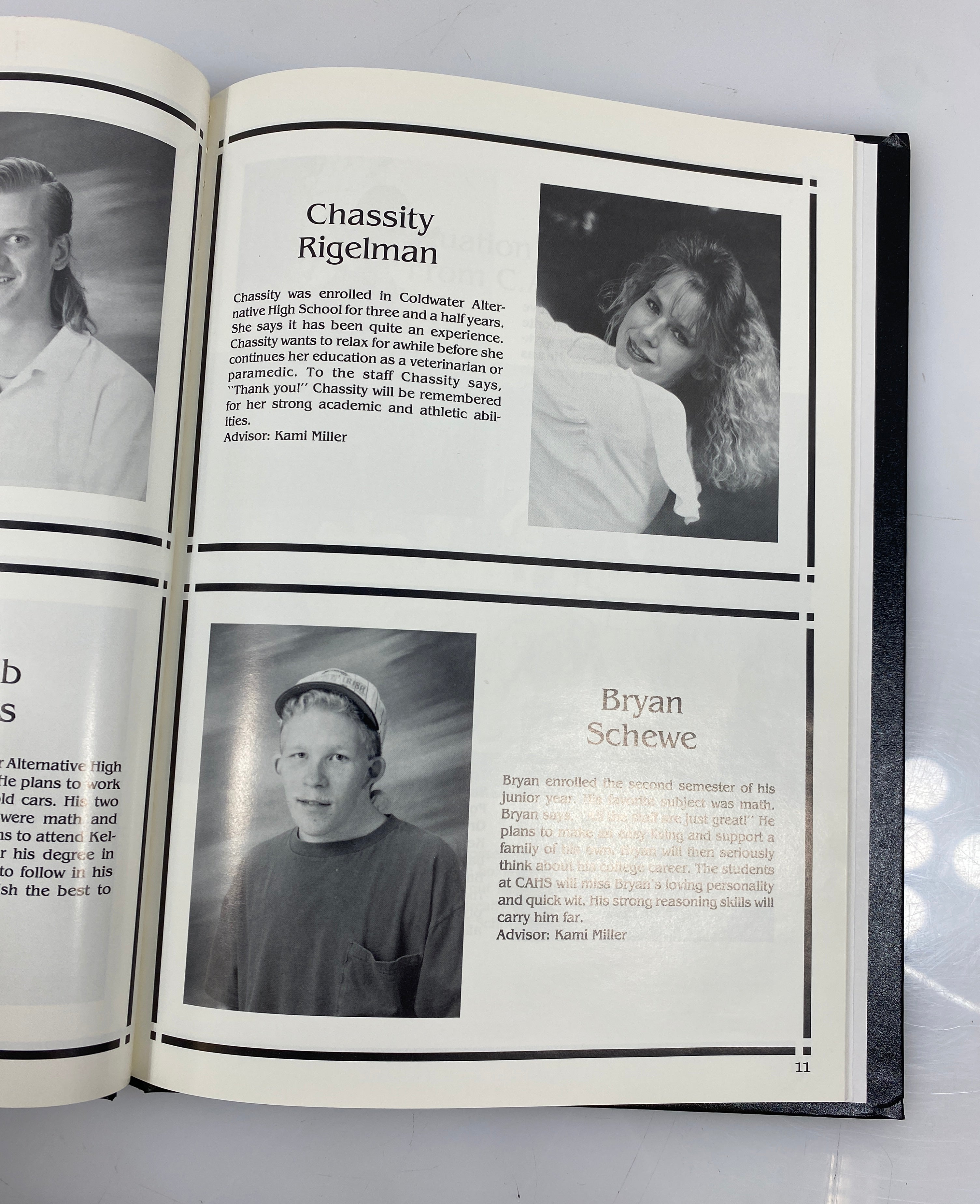 1994 Coldwater Alternative High School Yearbook Coldwater Michigan HC
