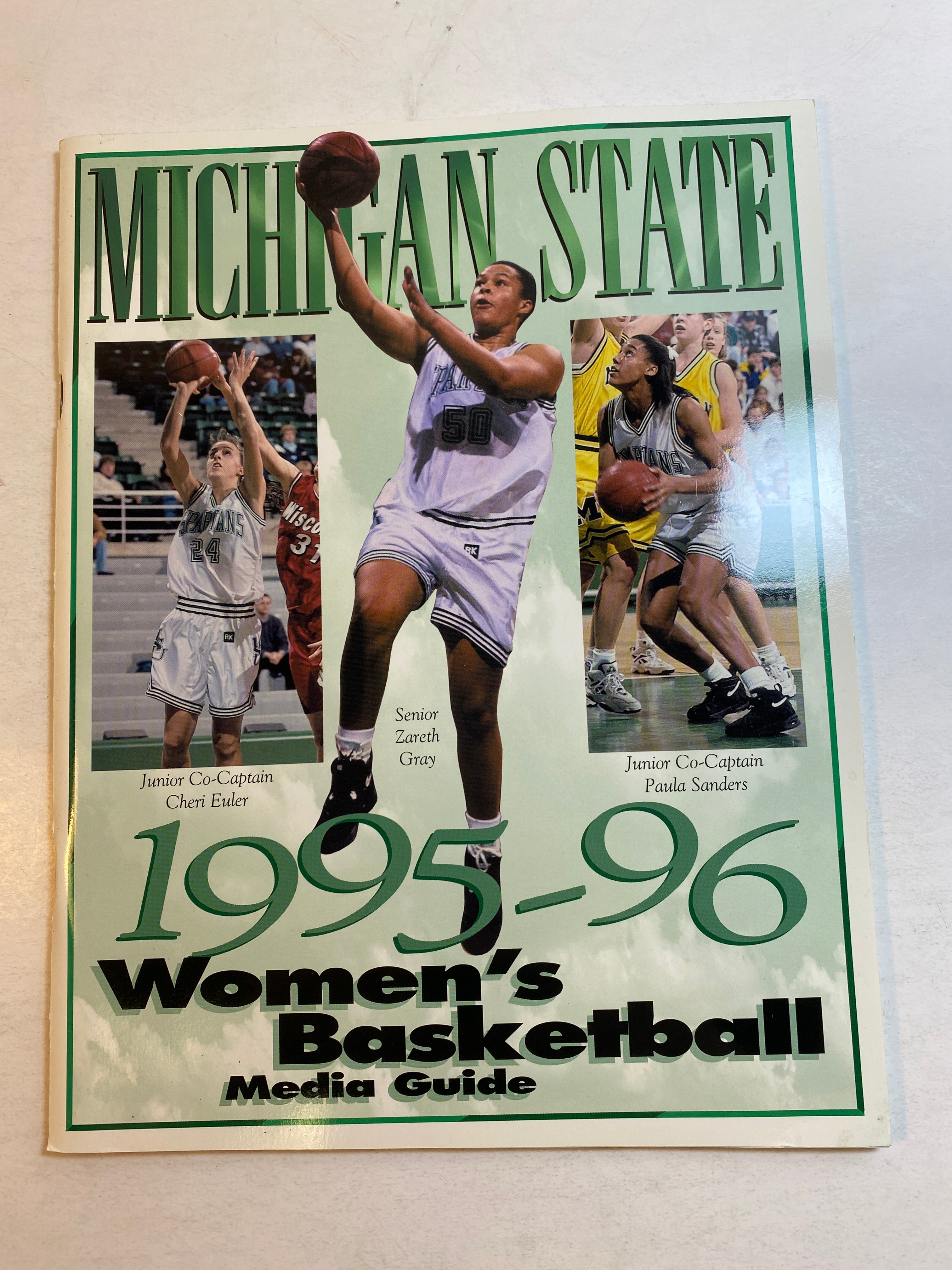 1995-1996 MSU Michigan State Women's Basketball Media Guide