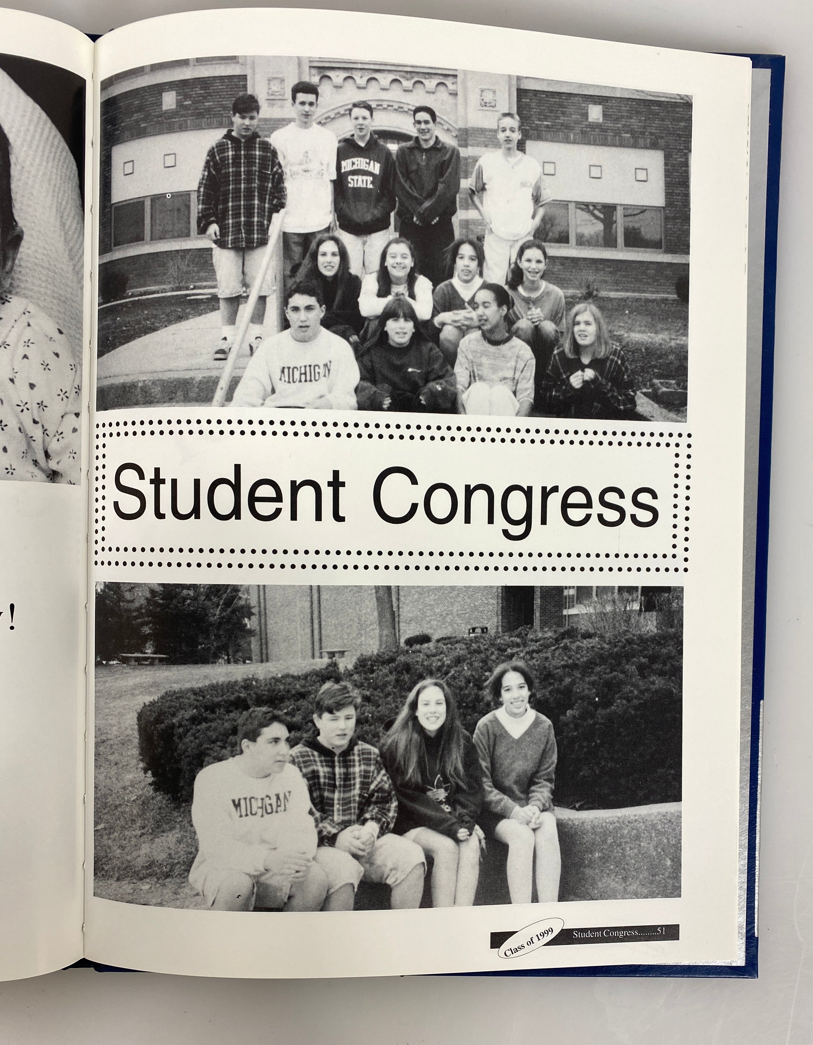 1995 Hannah Middle School Yearbook East Lansing Michigan HC