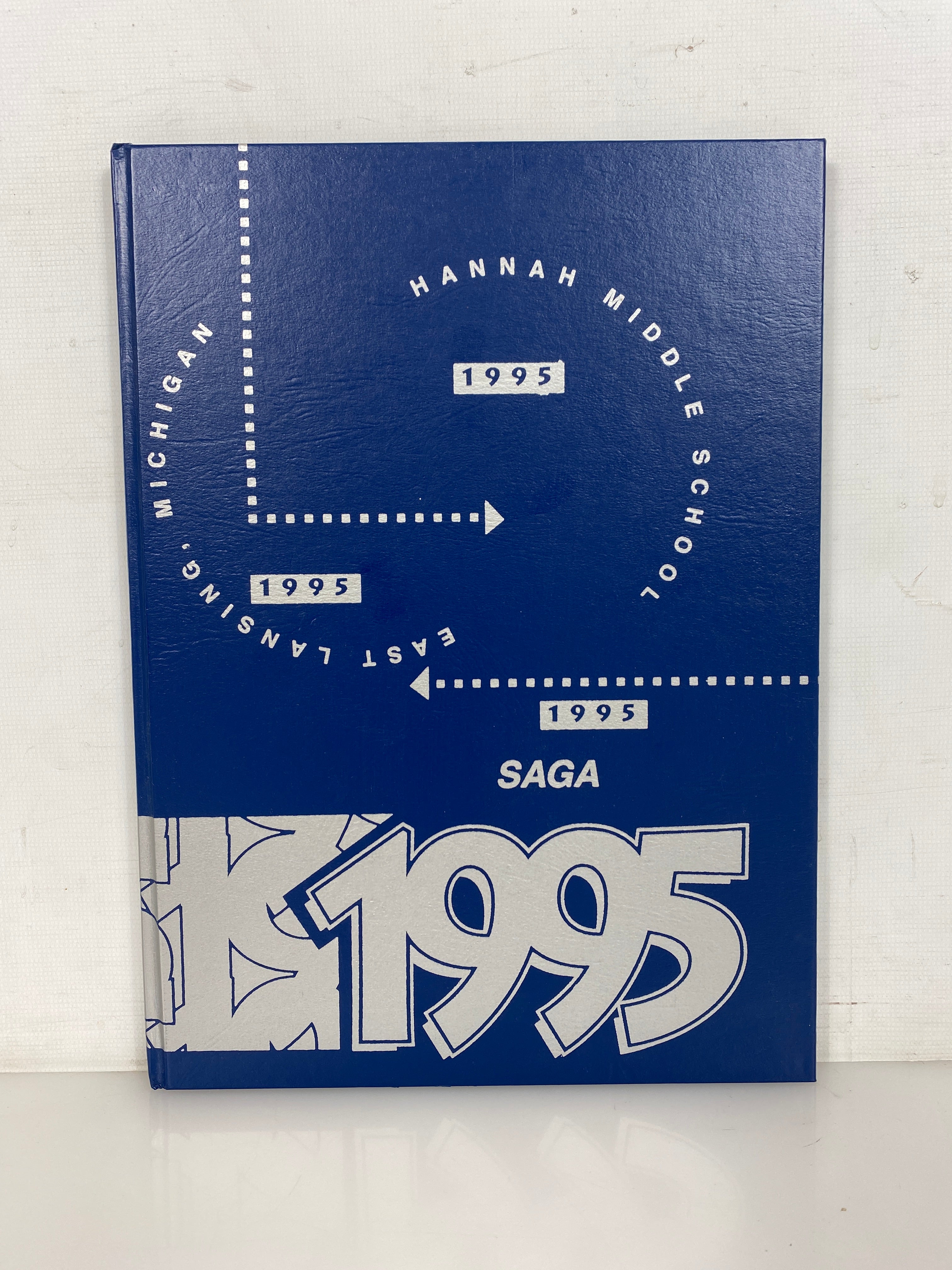 1995 Hannah Middle School Yearbook East Lansing Michigan HC