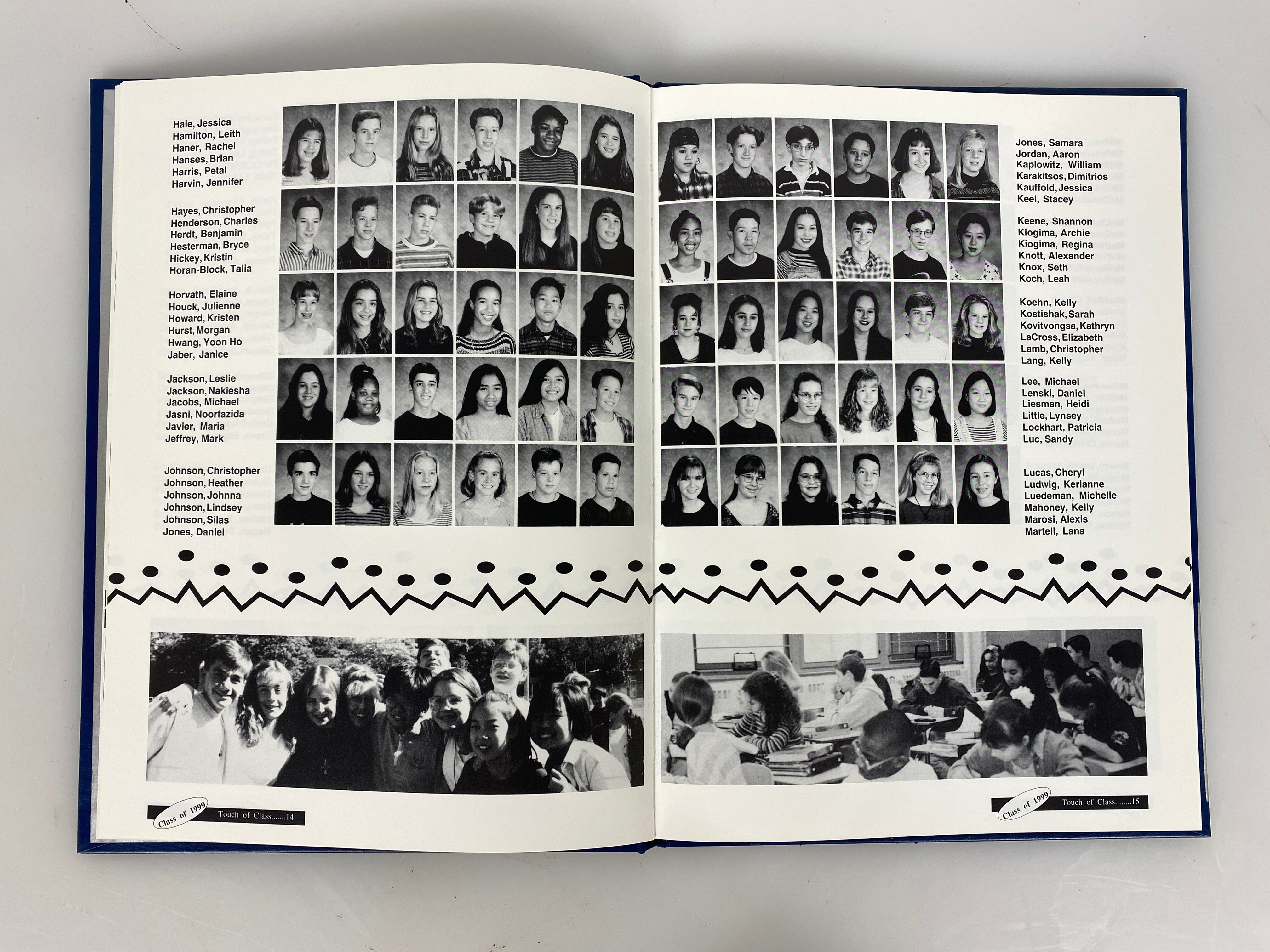 1995 Hannah Middle School Yearbook East Lansing Michigan HC