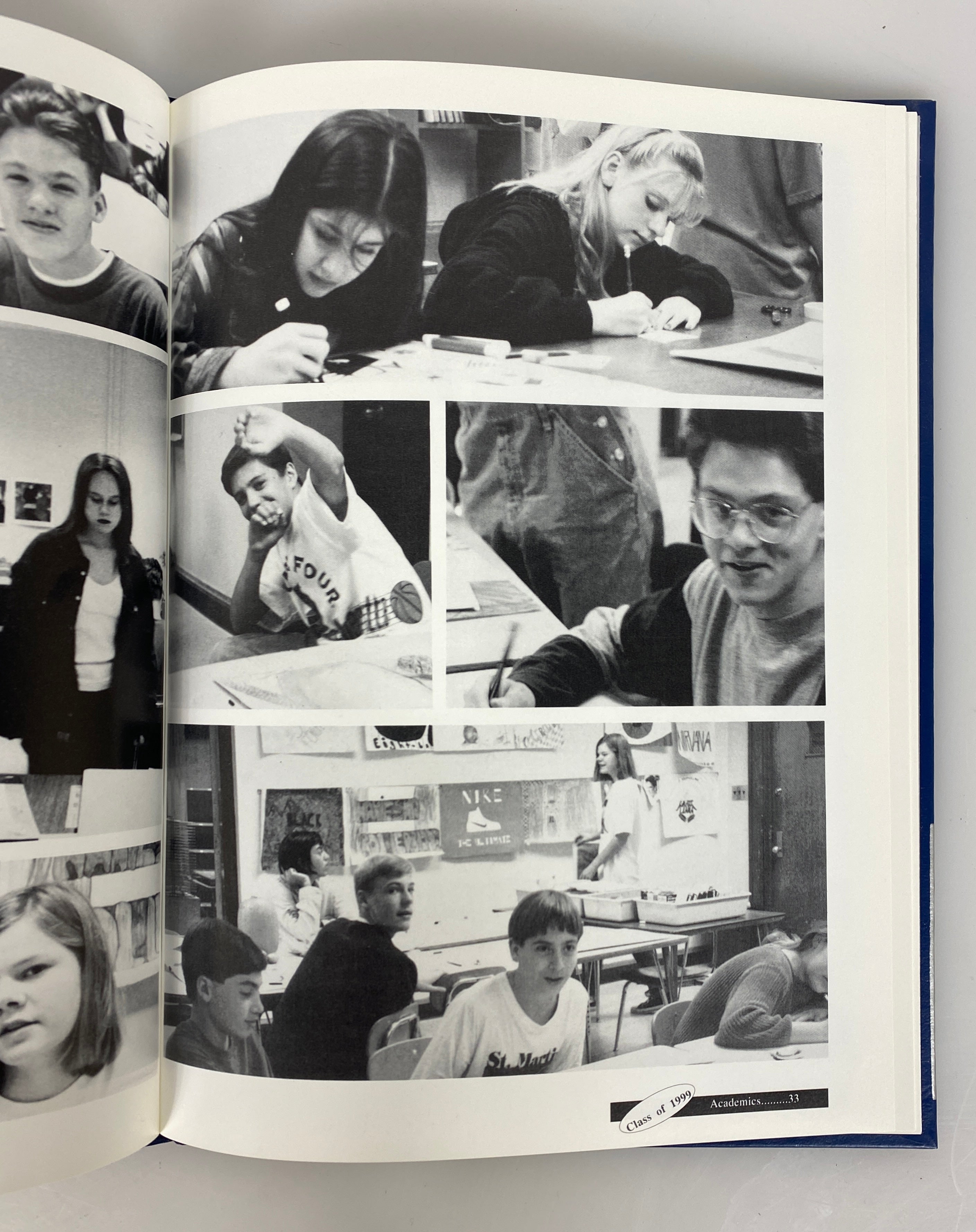 1995 Hannah Middle School Yearbook East Lansing Michigan HC
