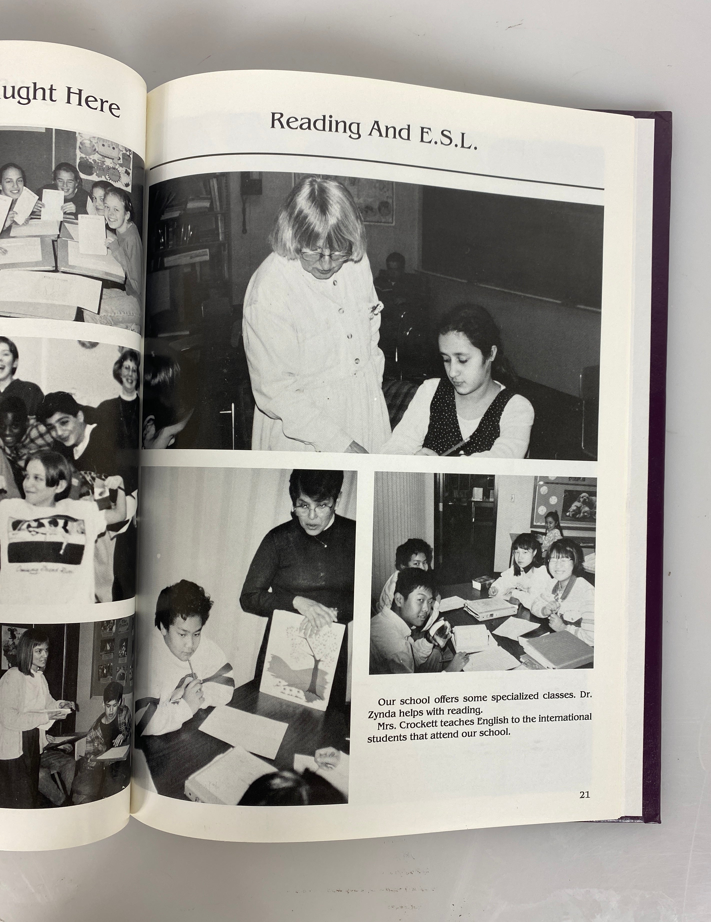 1995 MacDonald Middle School Yearbook East Lansing Michigan HC