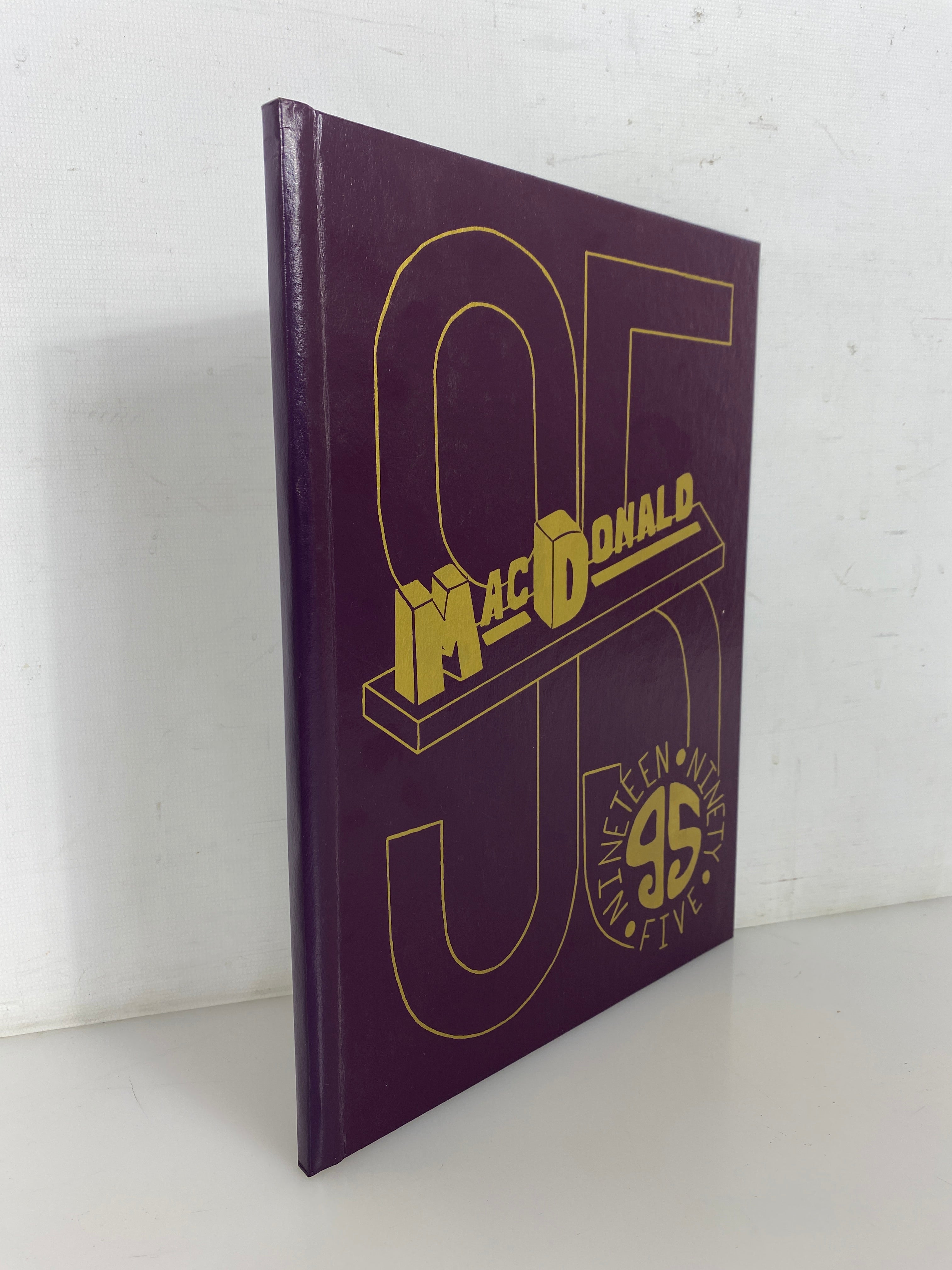 1995 MacDonald Middle School Yearbook East Lansing Michigan HC
