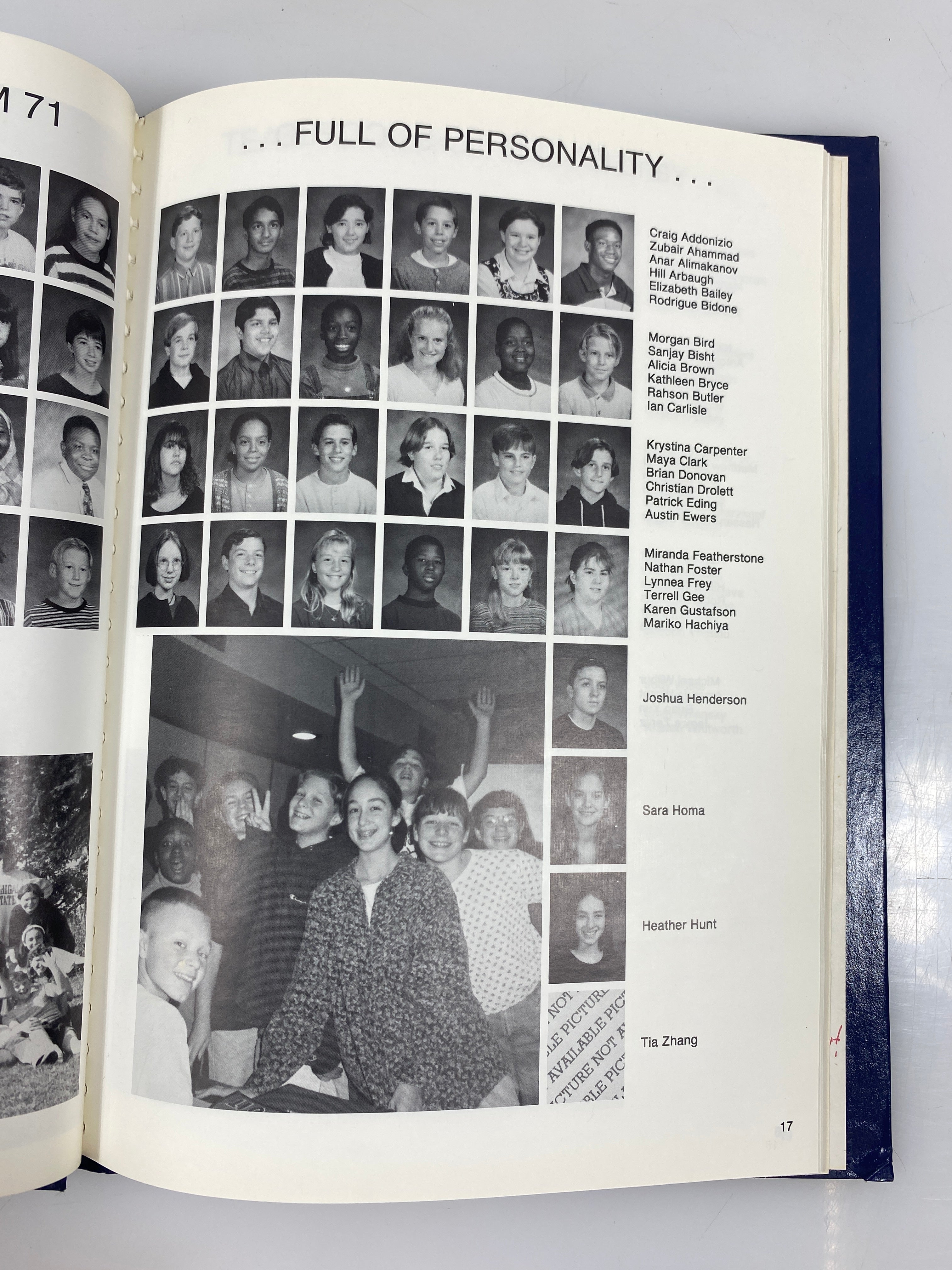 1996 MacDonald Middle School Yearbook East Lansing Michigan HC