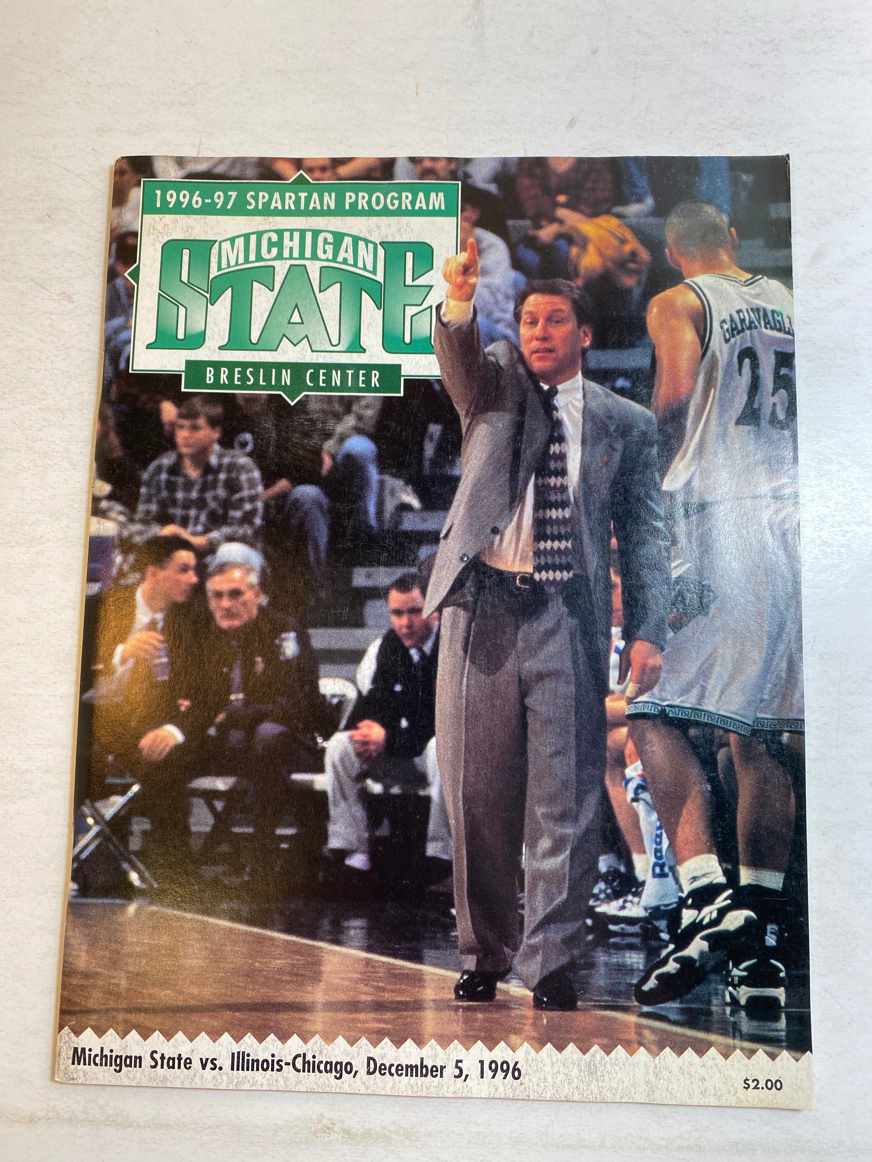 1996 Michigan State Olds Spartan Classic Program Izzo