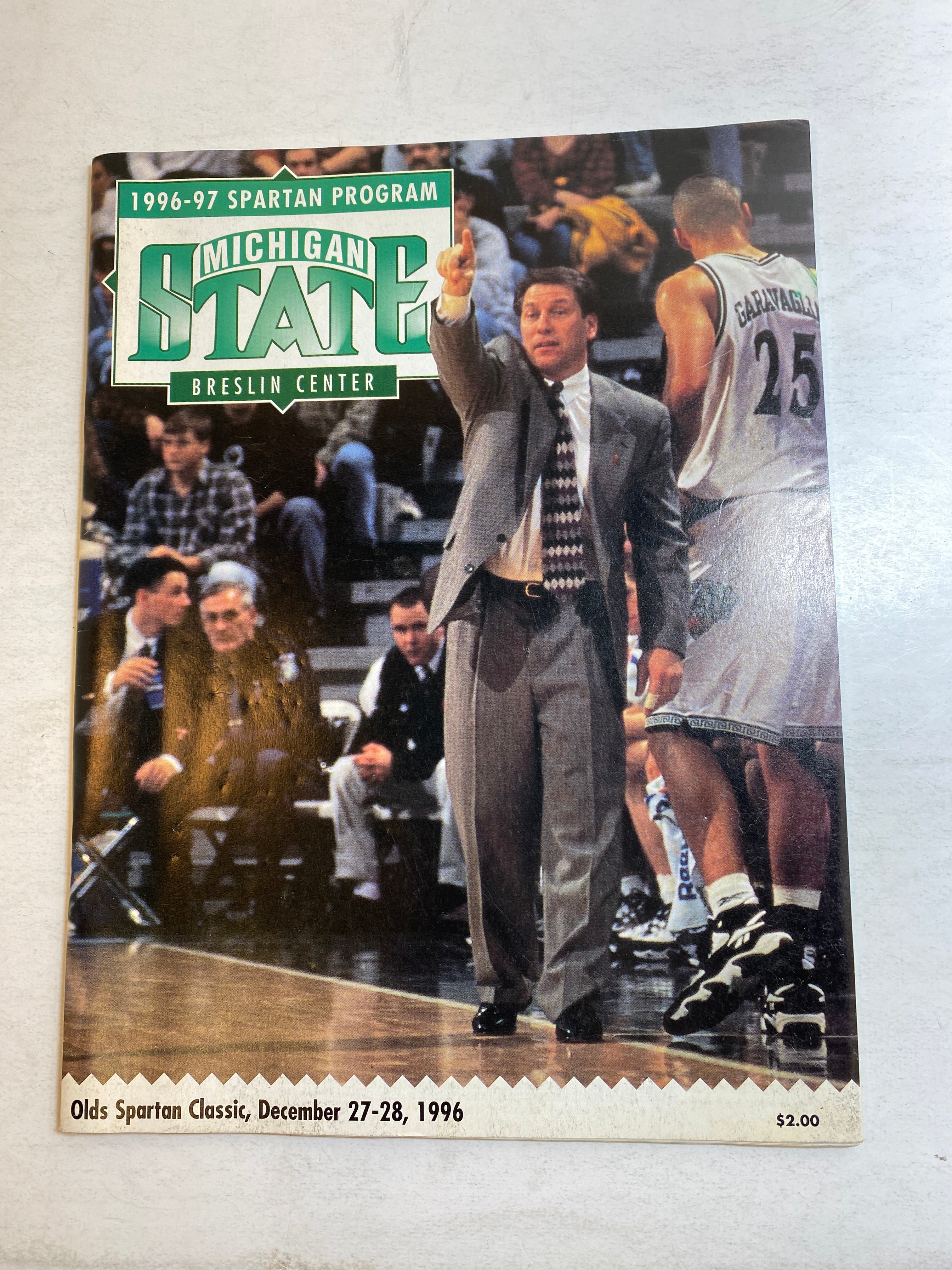 1996 Michigan State Olds Spartan Classic Program Izzo