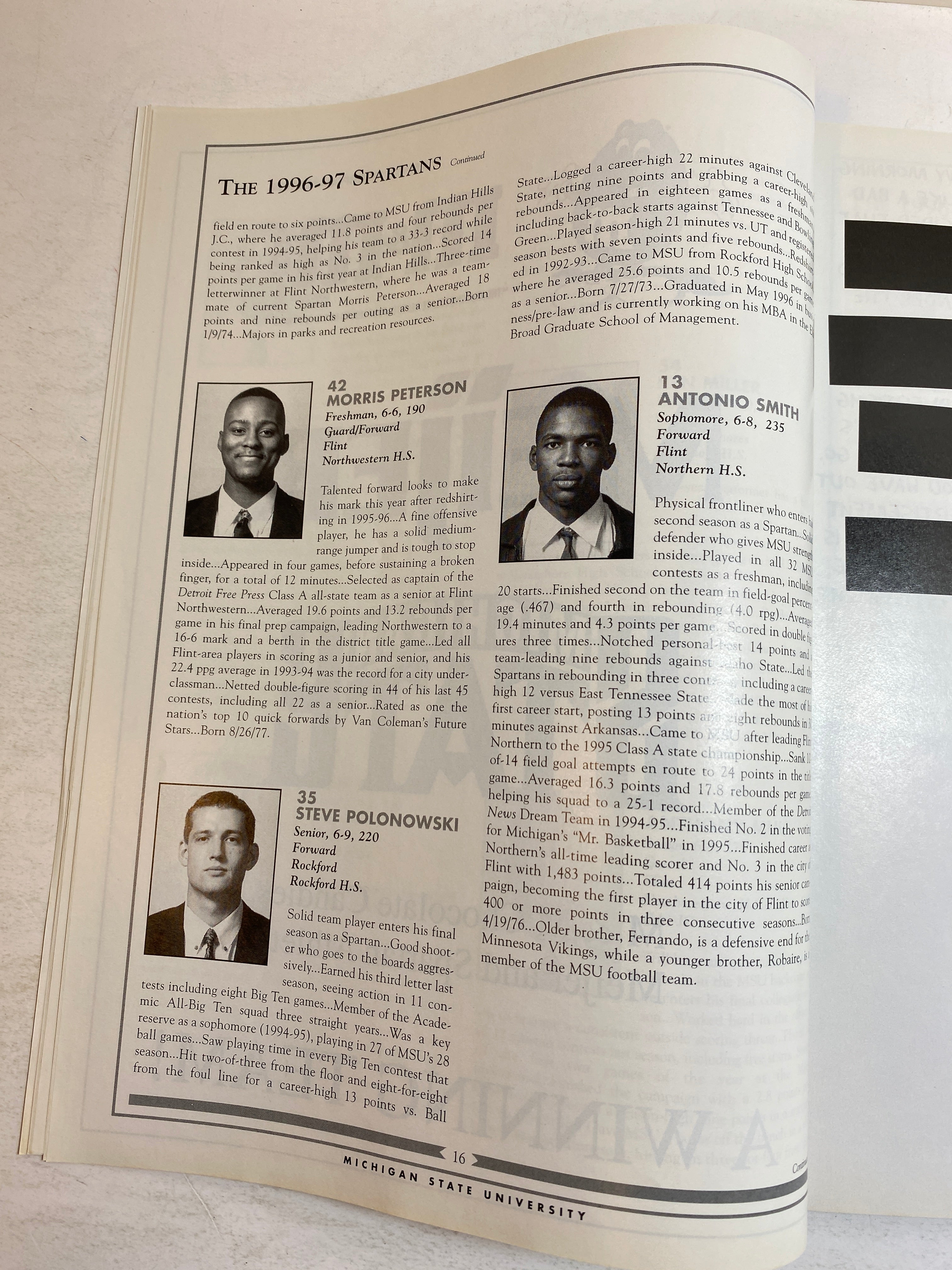 1997 Michigan State Vs Illinois Basketball Program