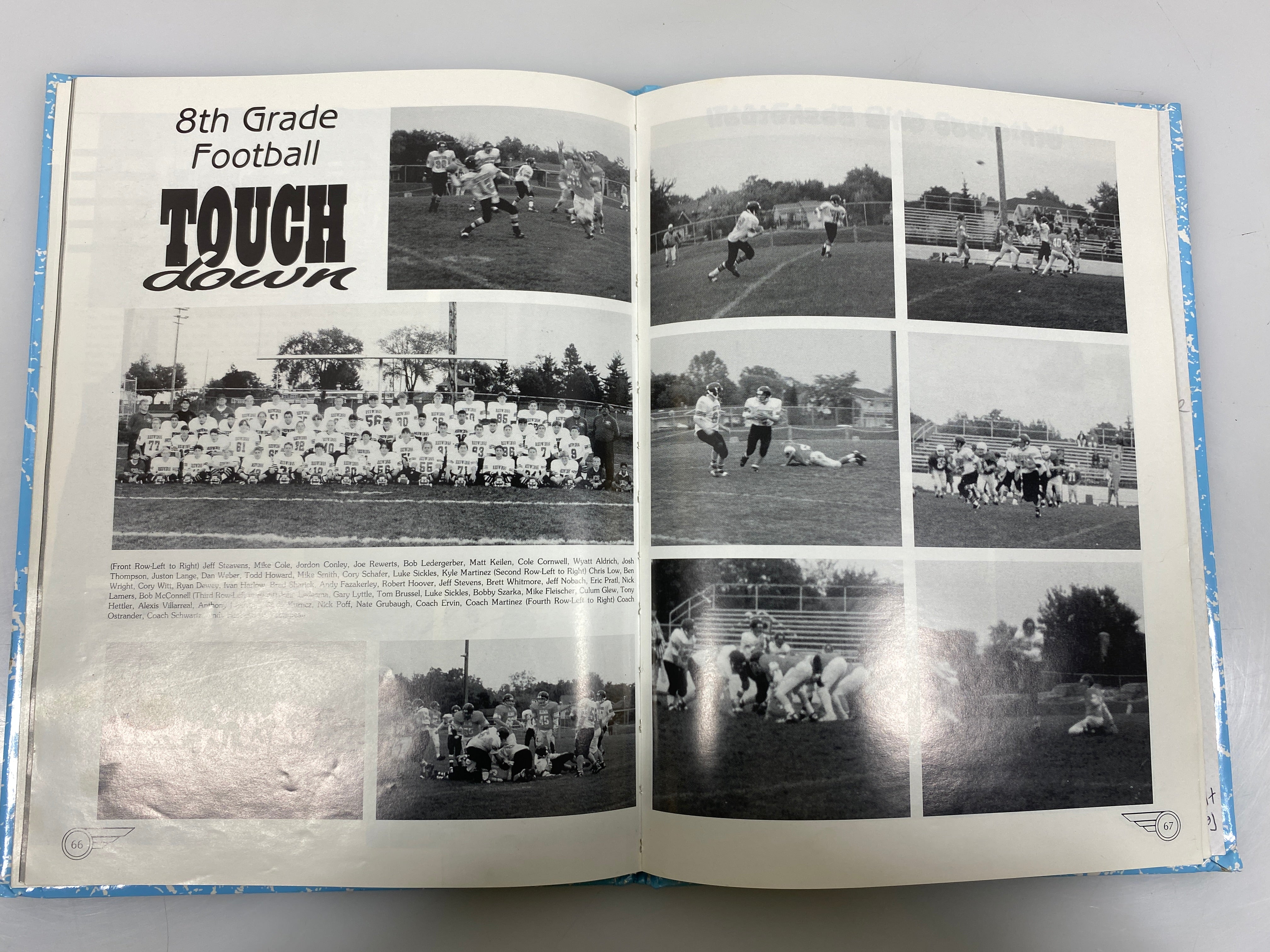 1997 Rodney B Wilson Middle School Yearbook St. Johns Michigan HC
