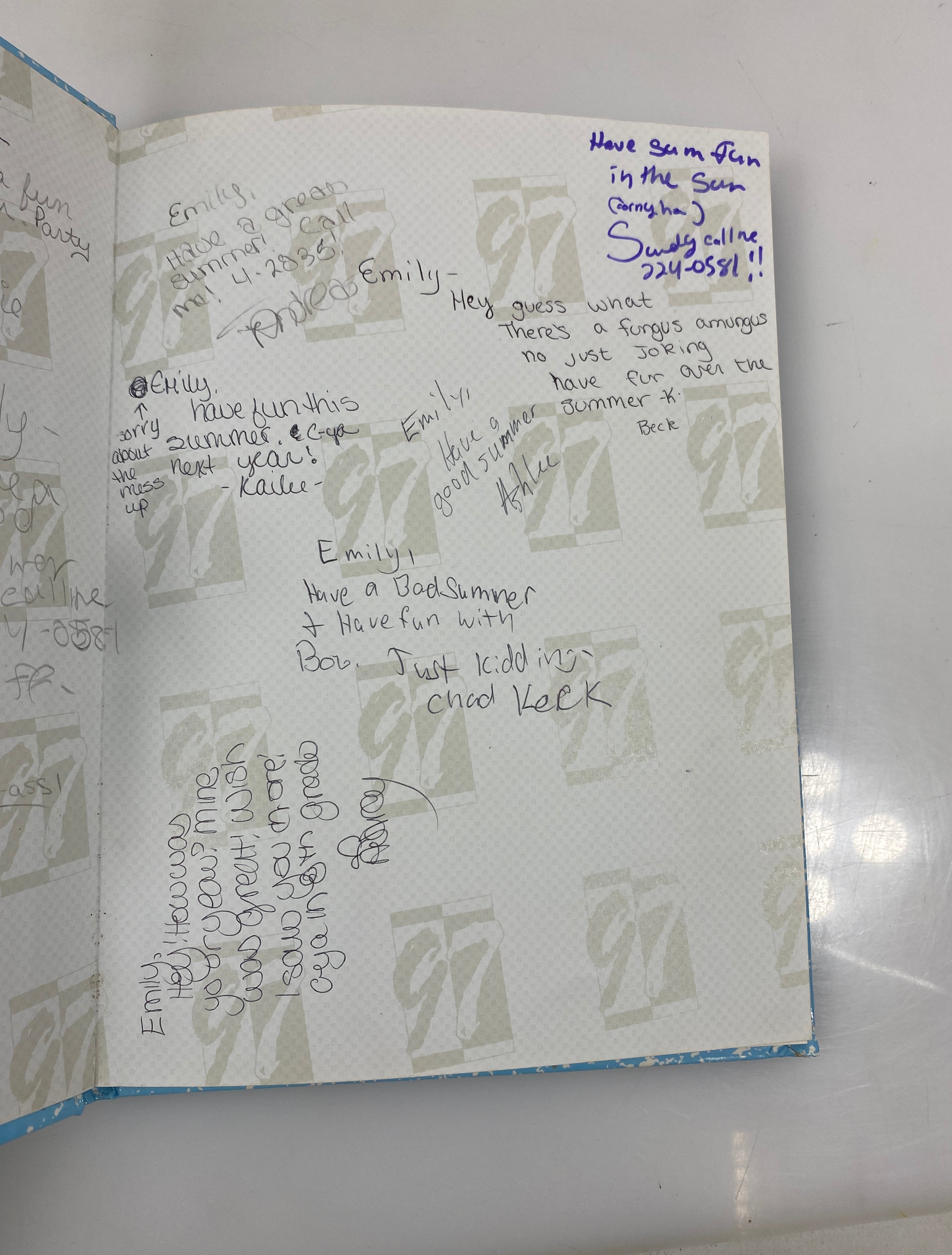 1997 Rodney B Wilson Middle School Yearbook St. Johns Michigan HC