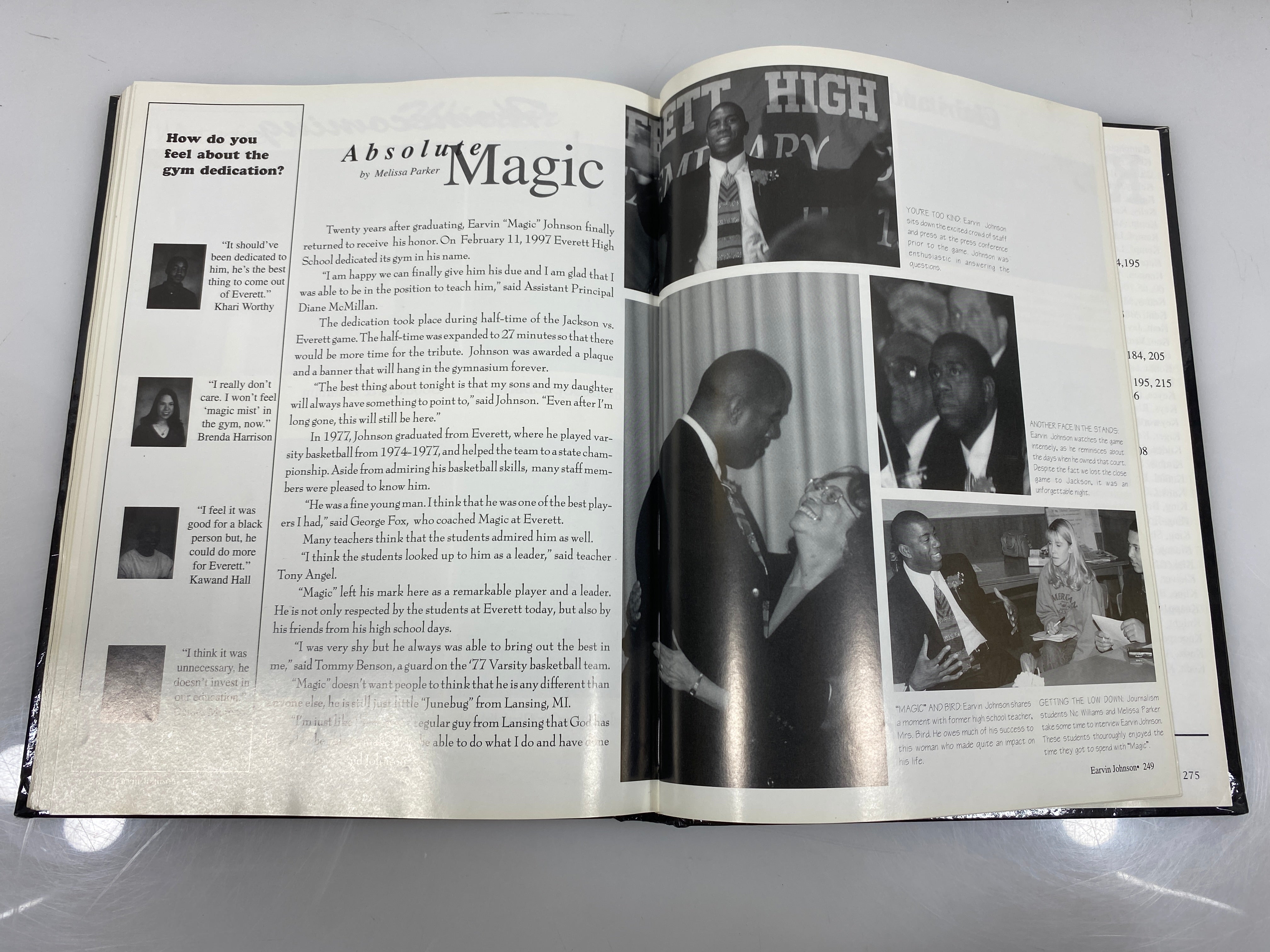 1997 "The Archives" Everett High School Yearbook Lansing, Michigan HC