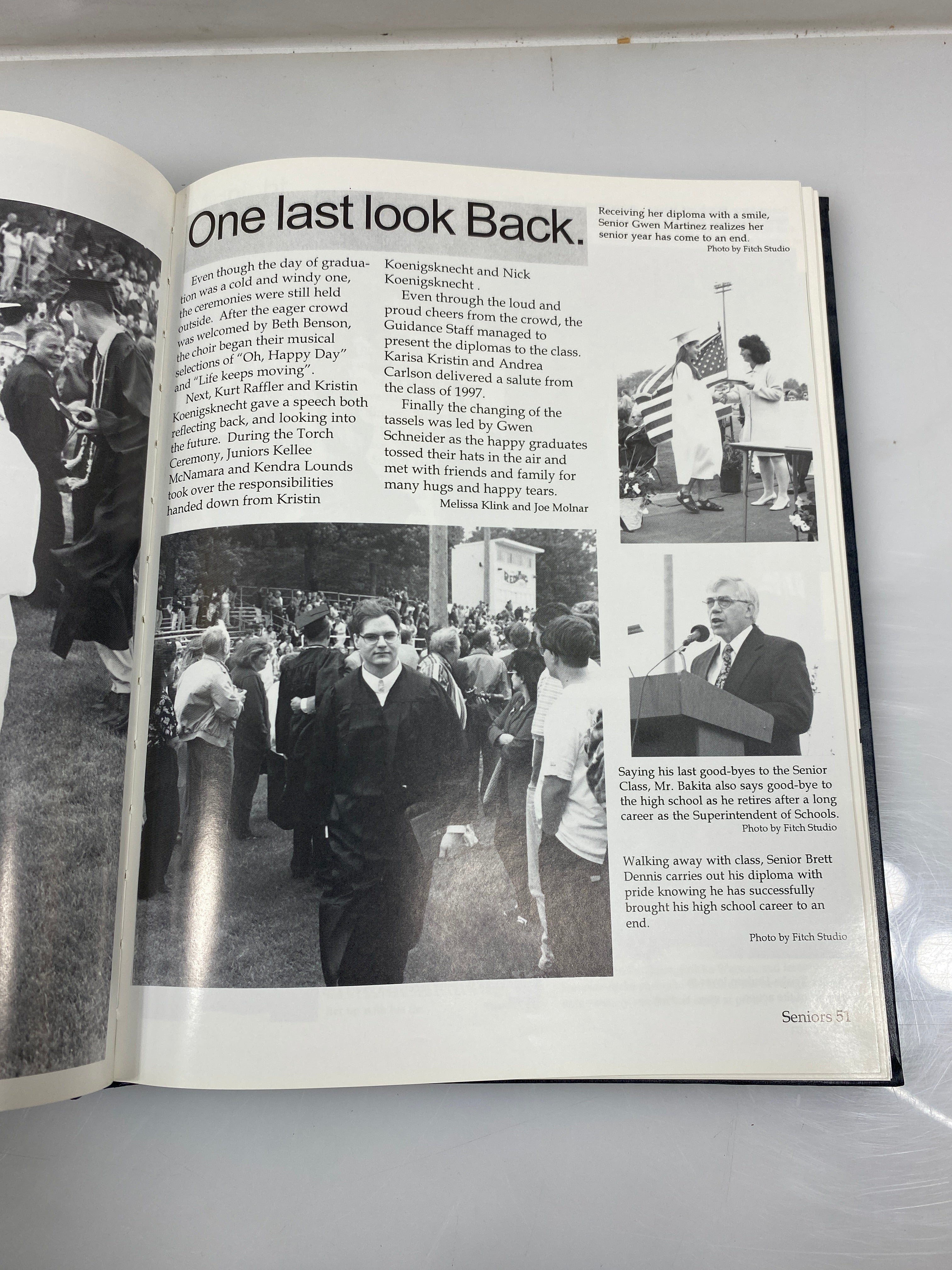 1997 "Wings" St. Johns High School Yearbook St. Johns Michigan HC