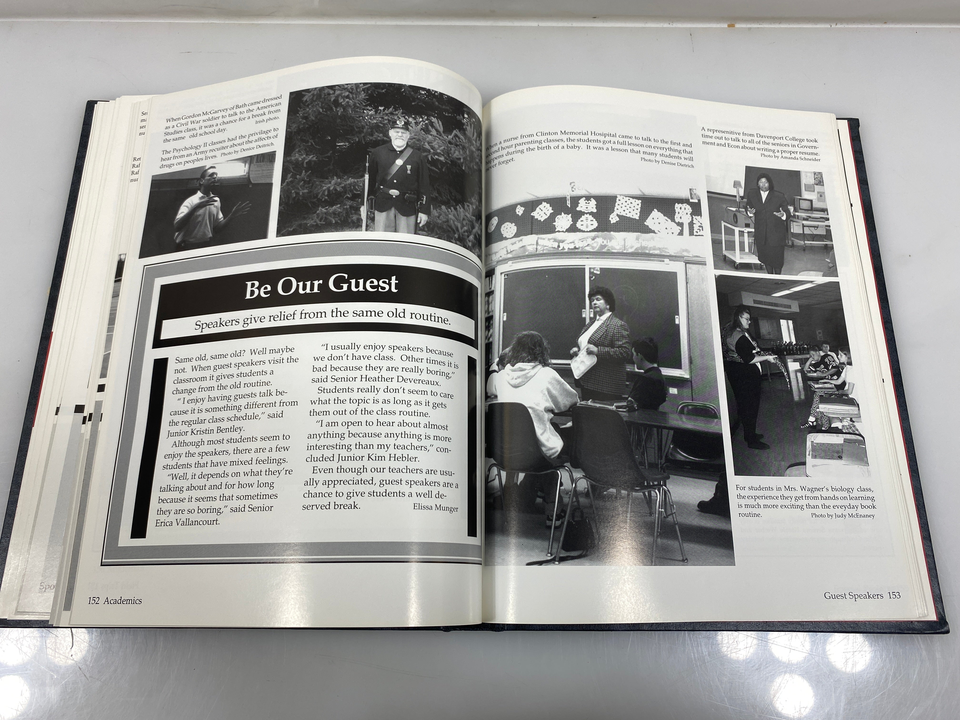 1997 "Wings" St. Johns High School Yearbook St. Johns Michigan HC