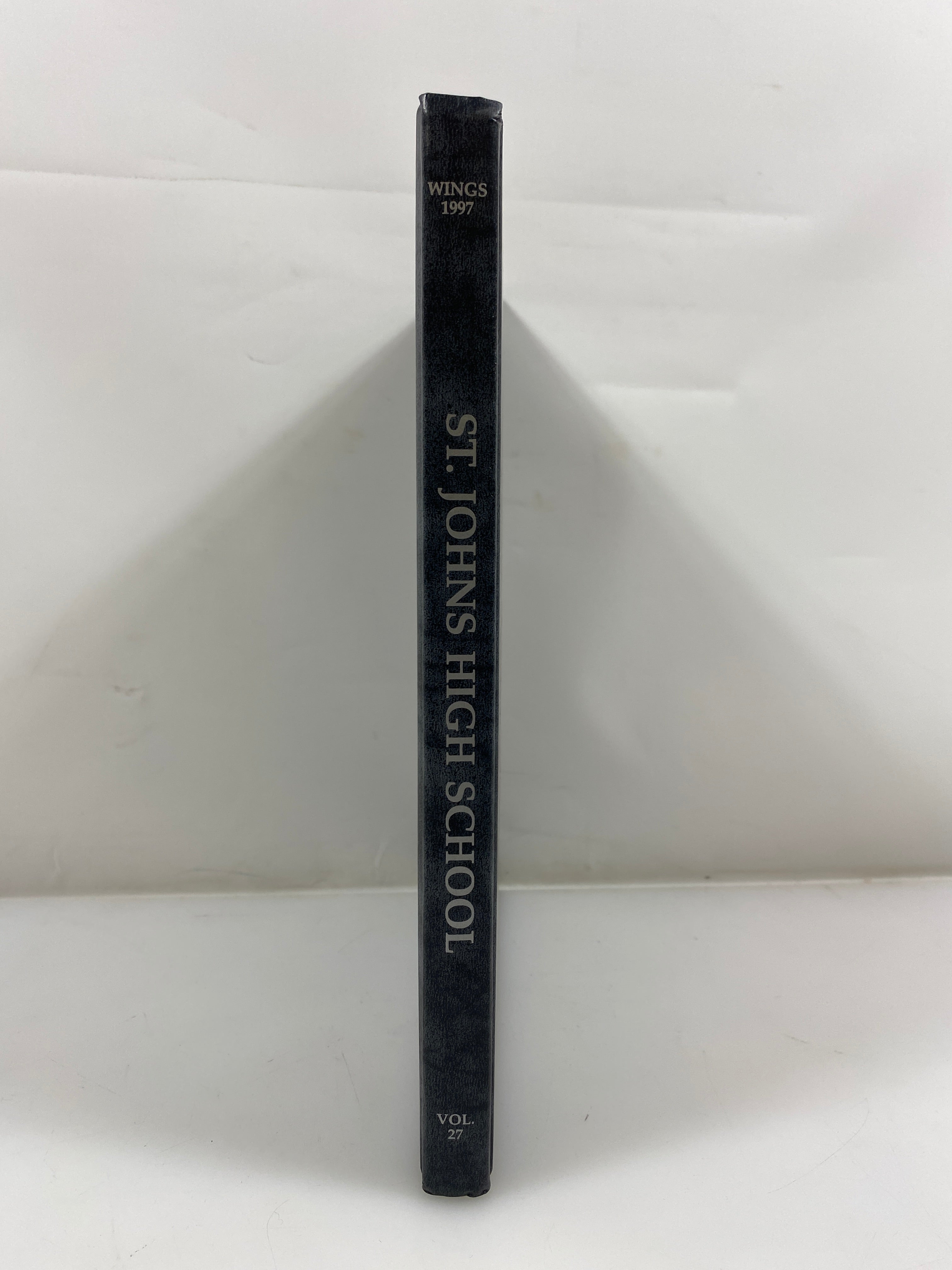 1997 "Wings" St. Johns High School Yearbook St. Johns Michigan HC