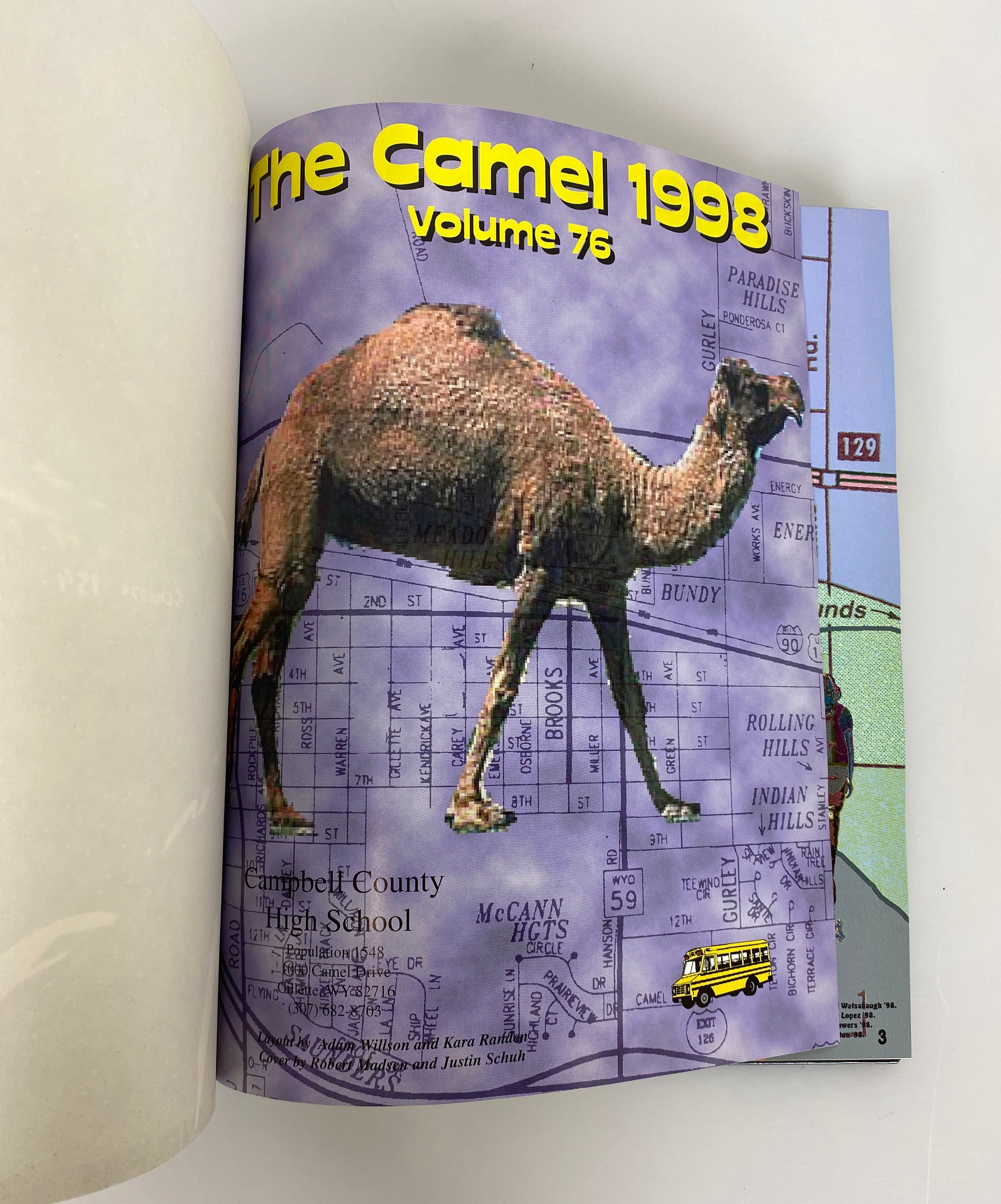 1998 Campbell County High School Yearbook Gillette Wyoming HC