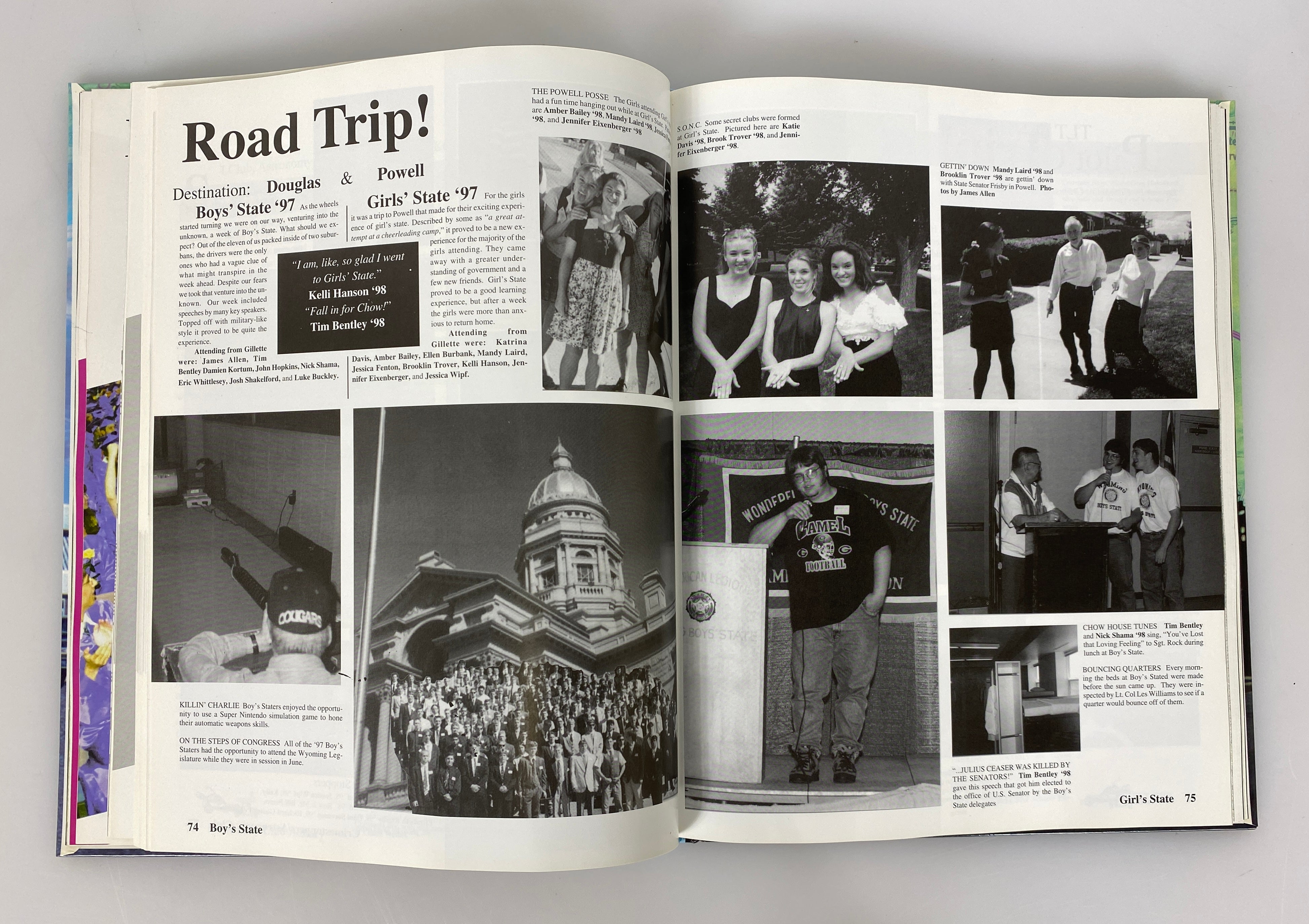 1998 Campbell County High School Yearbook Gillette Wyoming HC