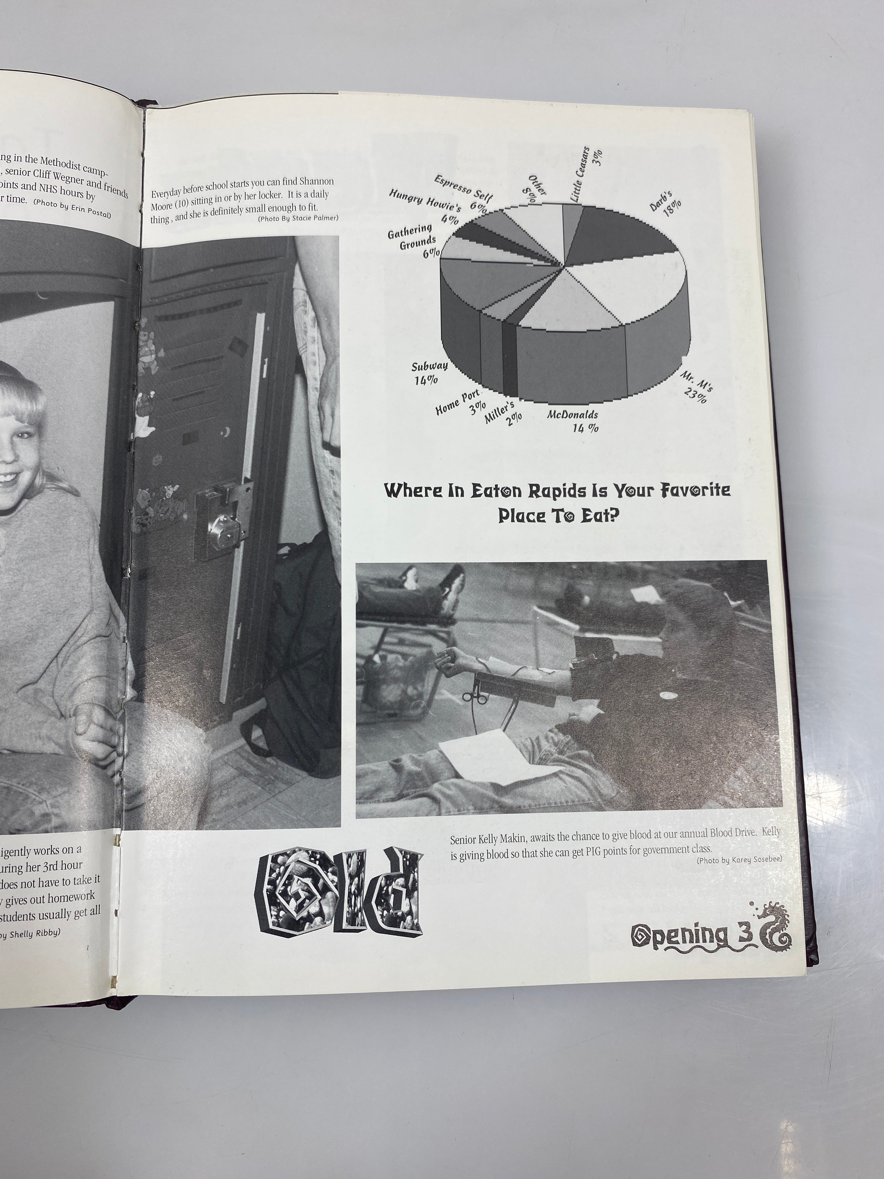 1998 Eaton Rapids High School Yearbook "Eatonian" Eaton Rapids Michigan HC