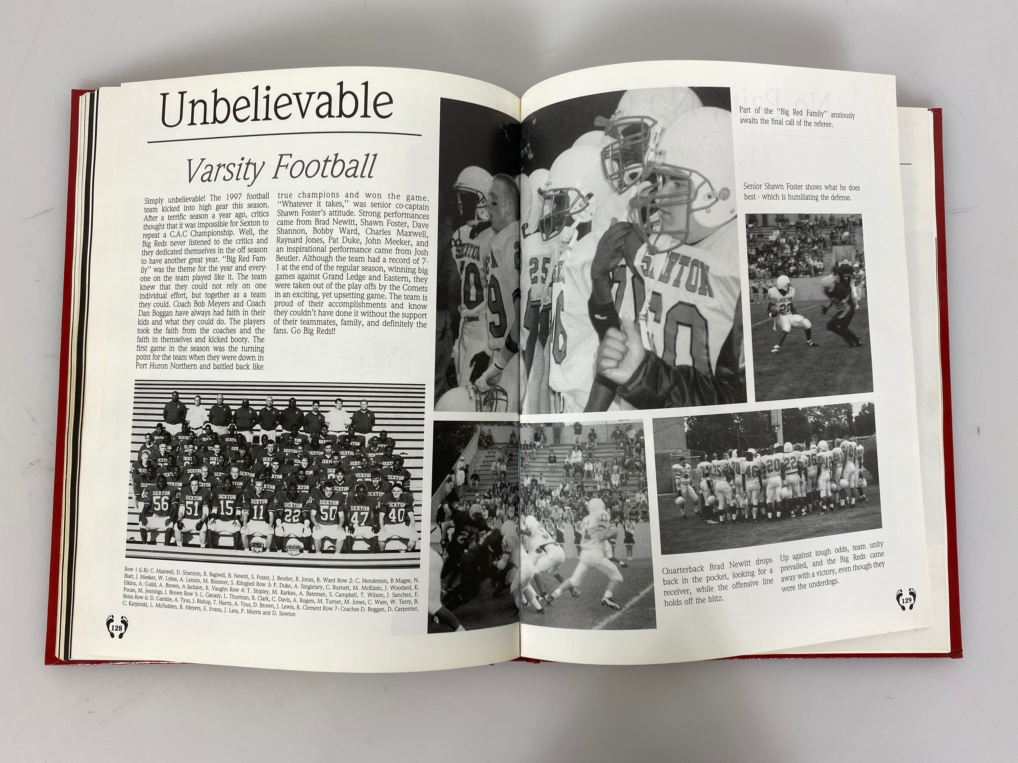 1998 J.W. Sexton High School Yearbook Lansing Michigan HC