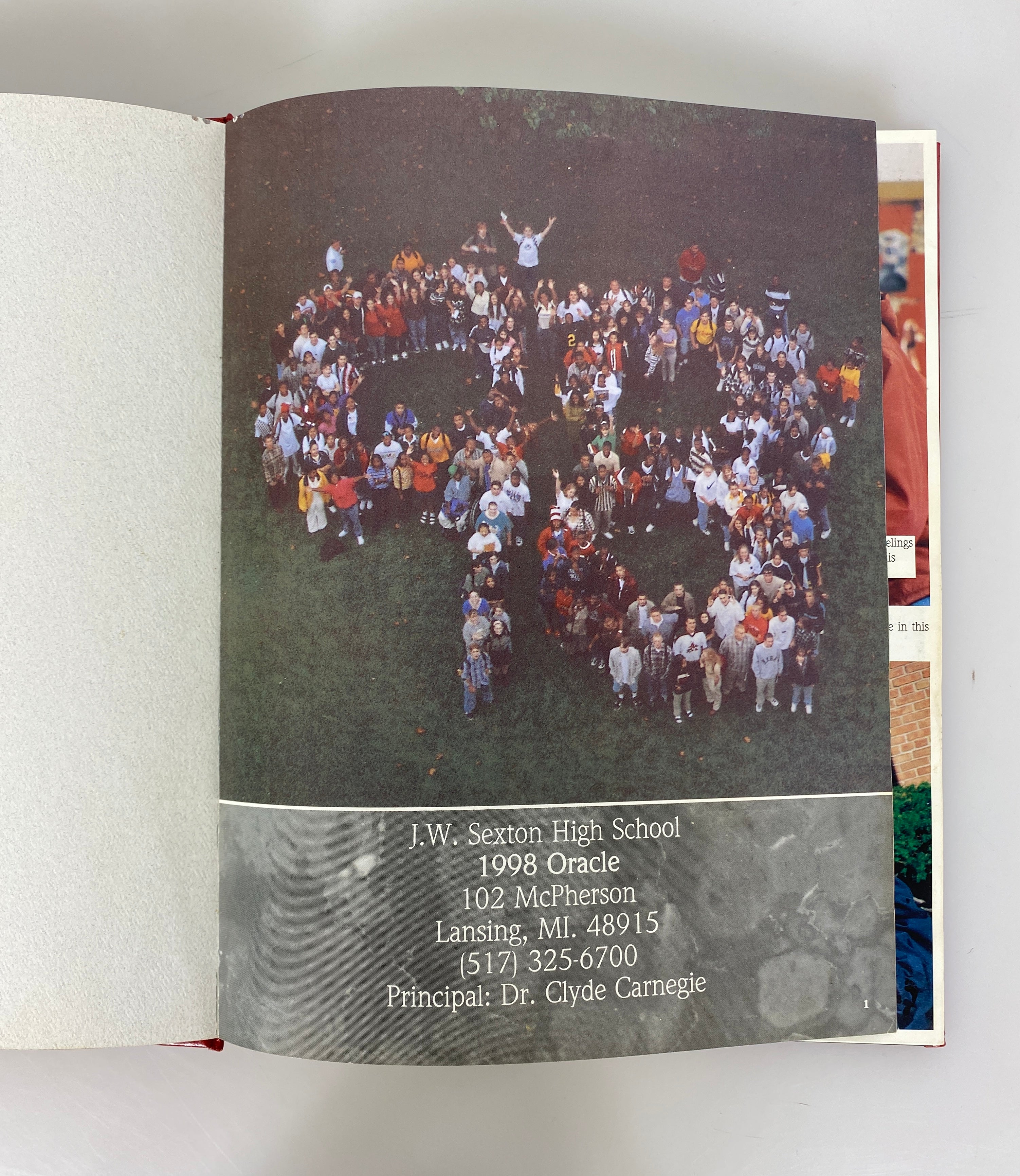 1998 J.W. Sexton High School Yearbook Lansing Michigan HC