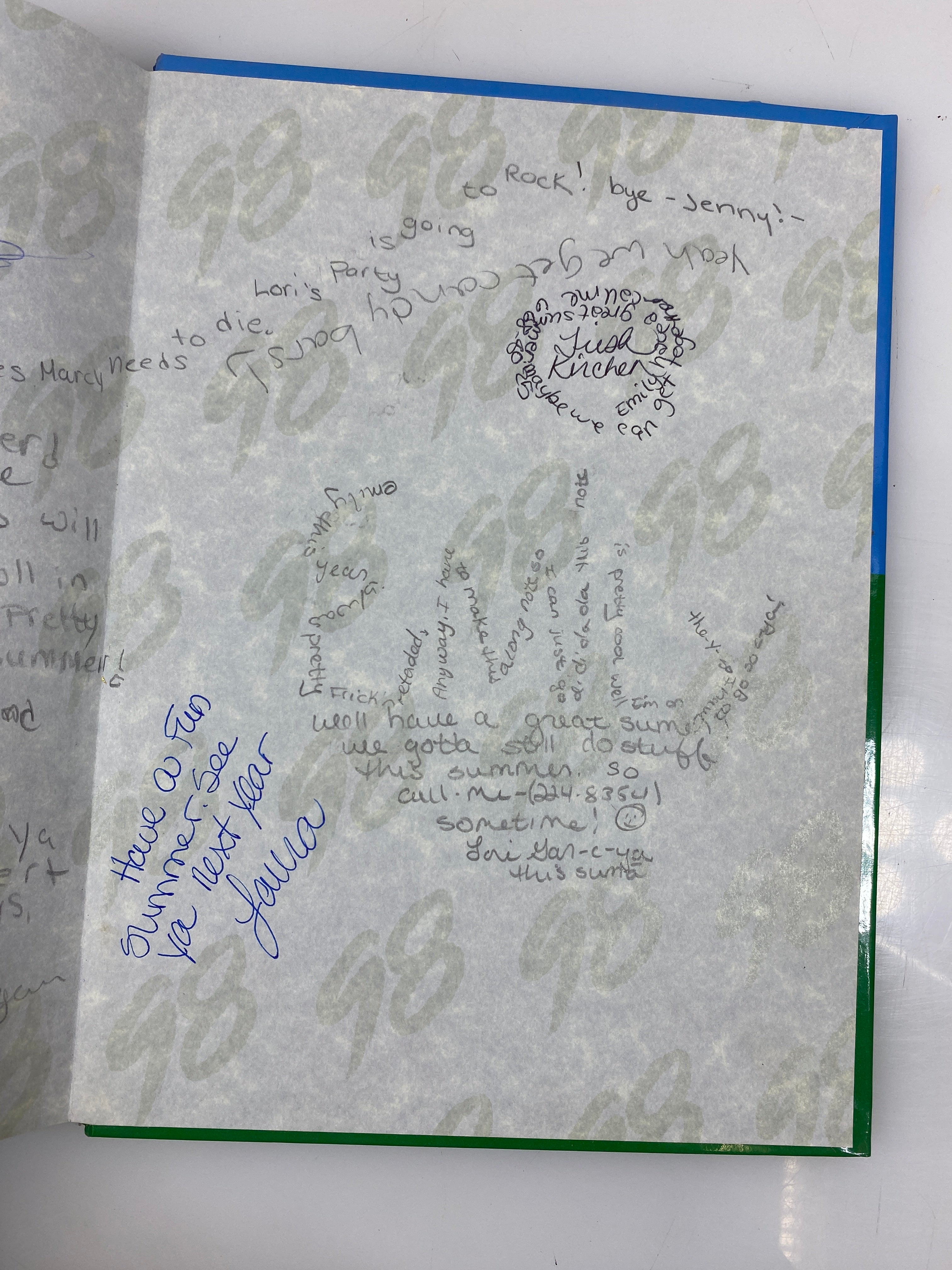 1998 Rodney B Wilson Middle School Yearbook St. Johns Michigan HC