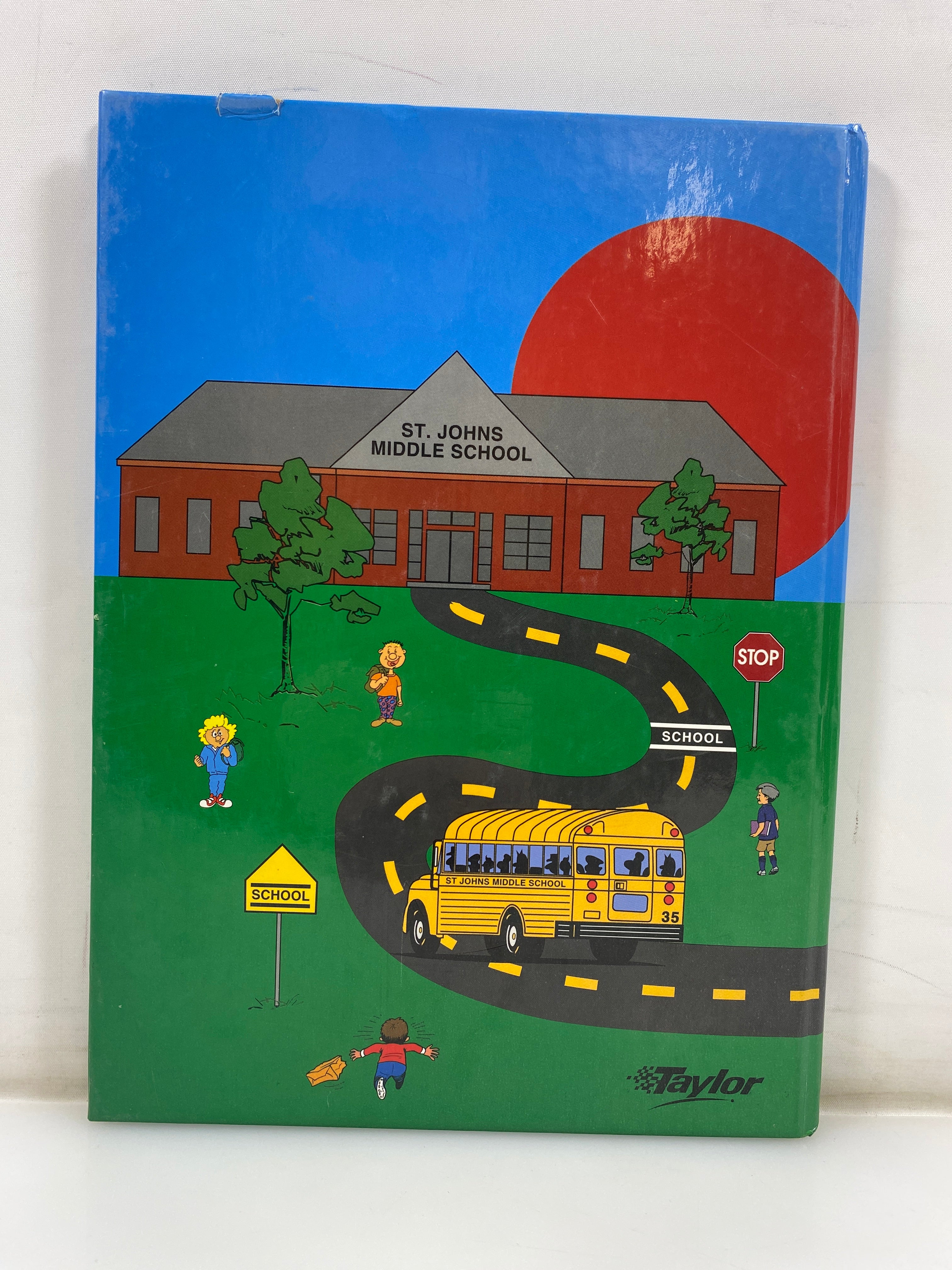 1998 Rodney B Wilson Middle School Yearbook St. Johns Michigan HC