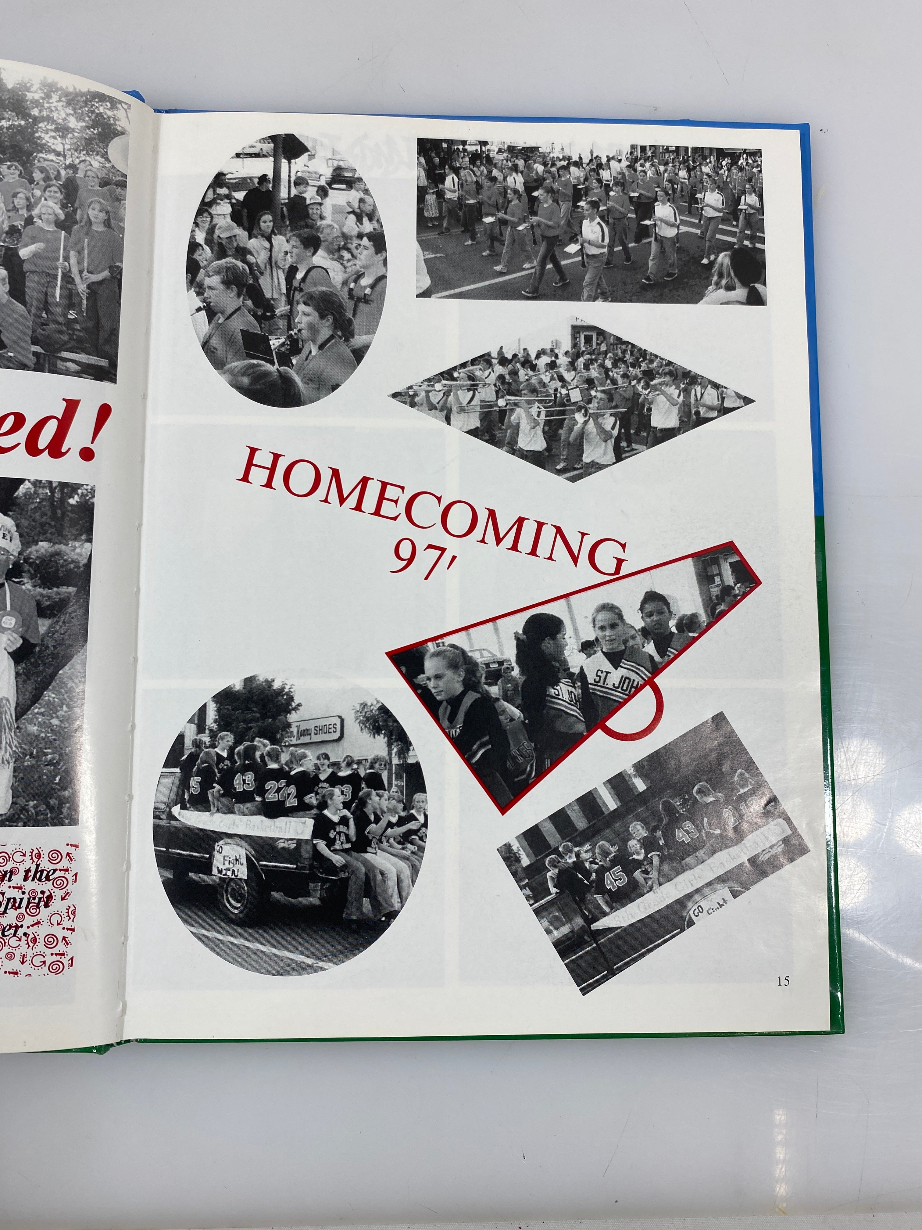 1998 Rodney B Wilson Middle School Yearbook St. Johns Michigan HC